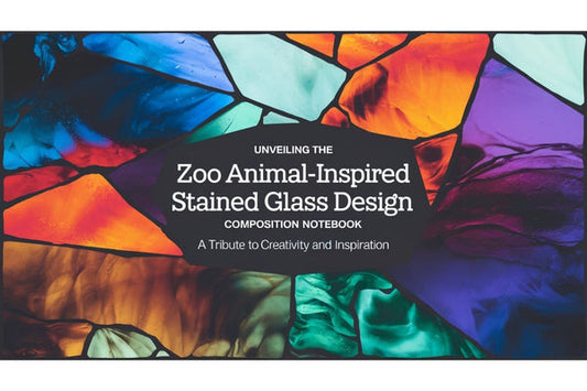 Zoo Animal Stained Glass Composition Notebook: A Creative Tribute