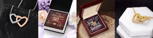 Celebrate Connection with Our Interlocking Hearts Necklace - MySisterIsASurvivor