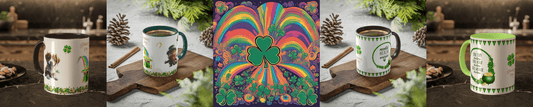 Elevate Your St. Patrick's Day with Our St. Patrick's Day Two-Tone Coffee Mug - MySisterIsASurvivor