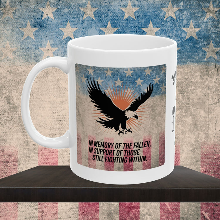 Hope, Honor & Healing: Personalized PTSD Awareness & Military Tribute Mugs