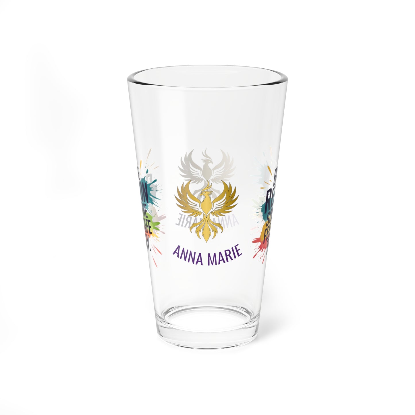 Rise & Reclaim Pint Glass – Be the Reason Someone Feels Safe Today | Survivor Encouragement Gift