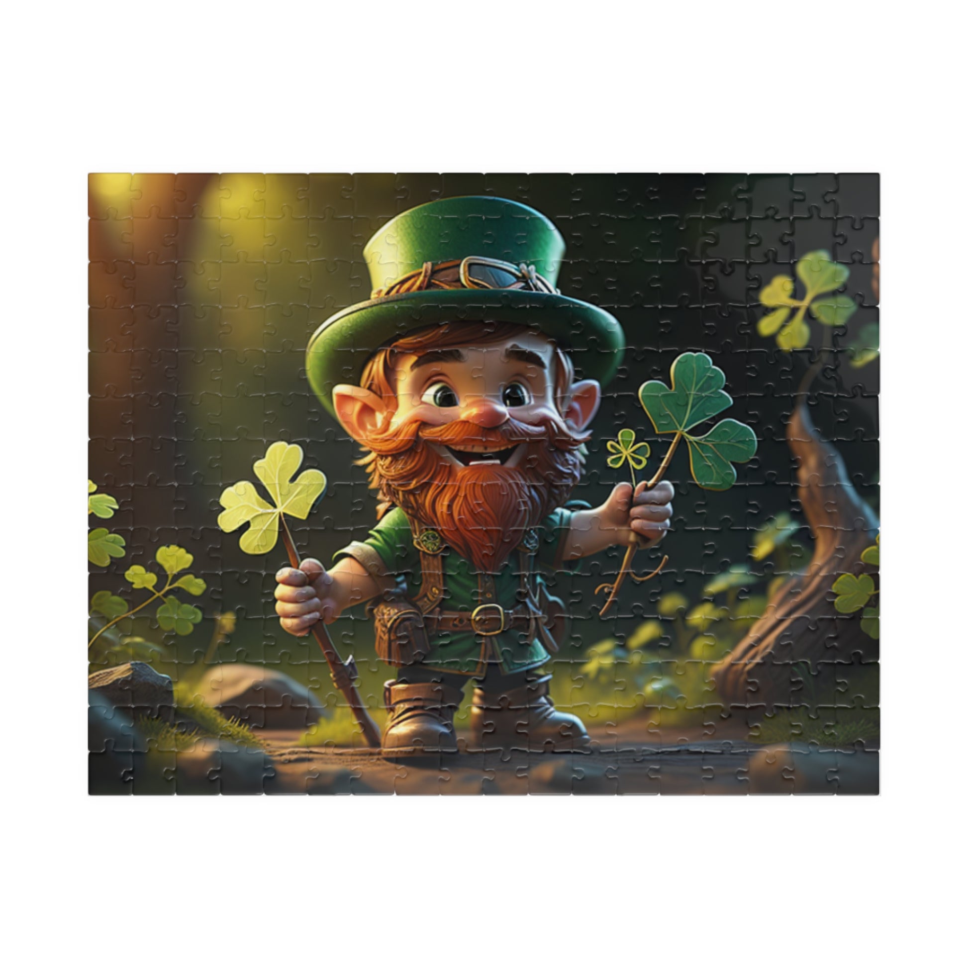 Lucky Leaf Labyrinth - St. Patrick's Day Mental Health Puzzle