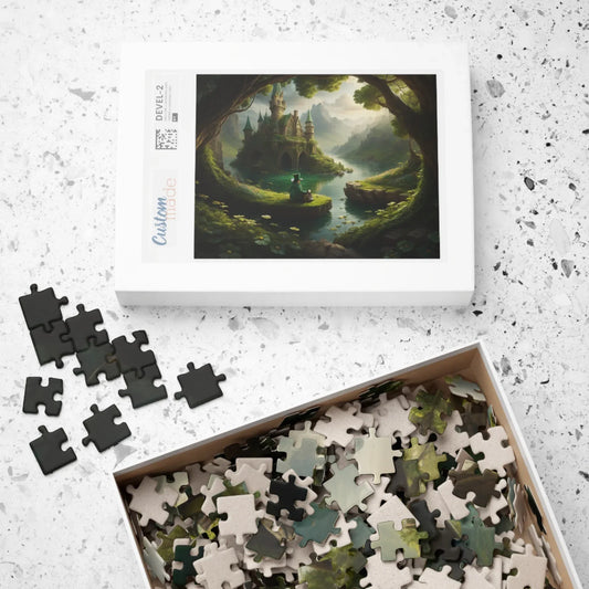 Shop our emerald embrace st patricks day mental health puzzle featuring the 1014 pcs (Horizontal) style option from MySisterIsASurvivor.