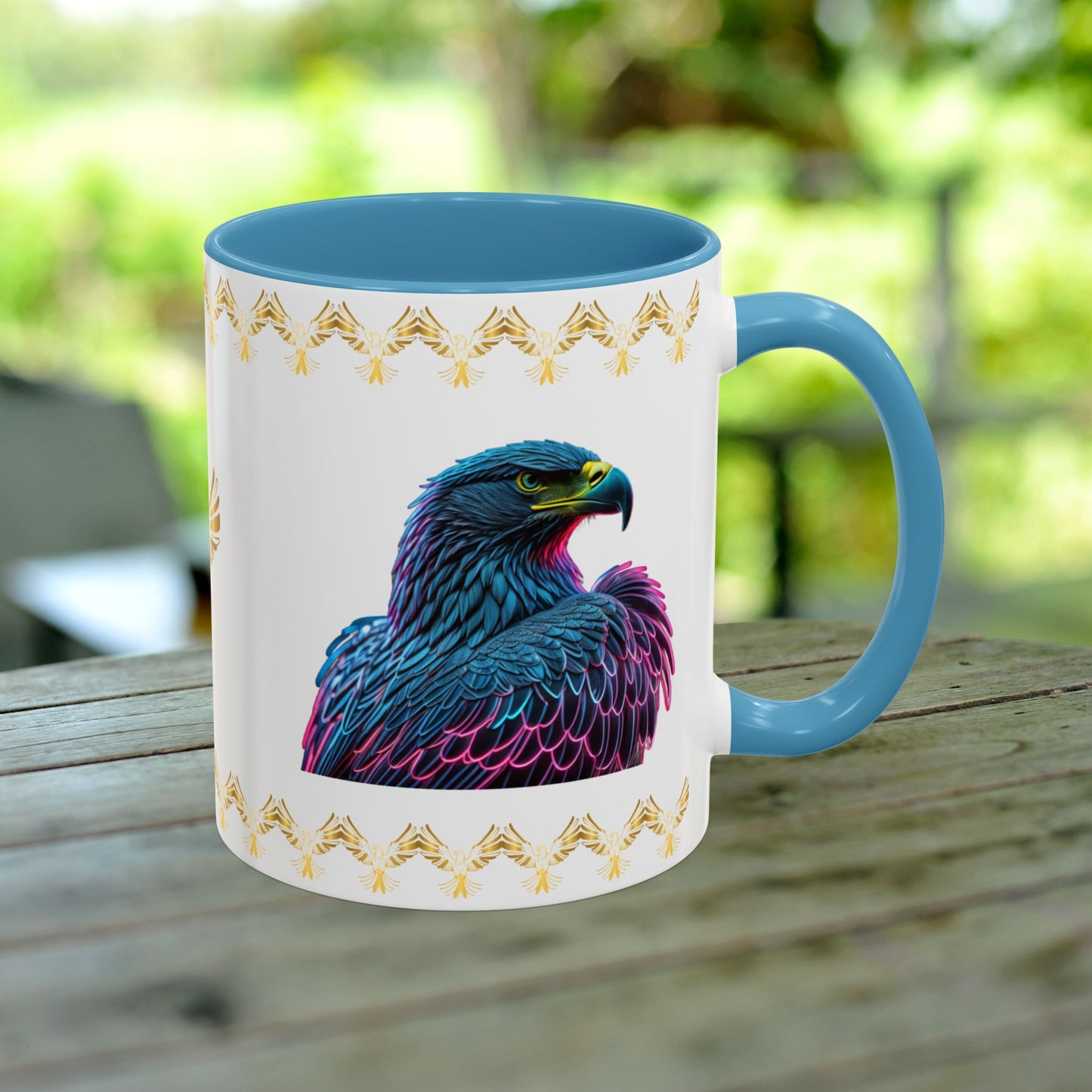 Wings of Resilience Mug representing mental health empowerment, strength, and courage to overcome challenges.