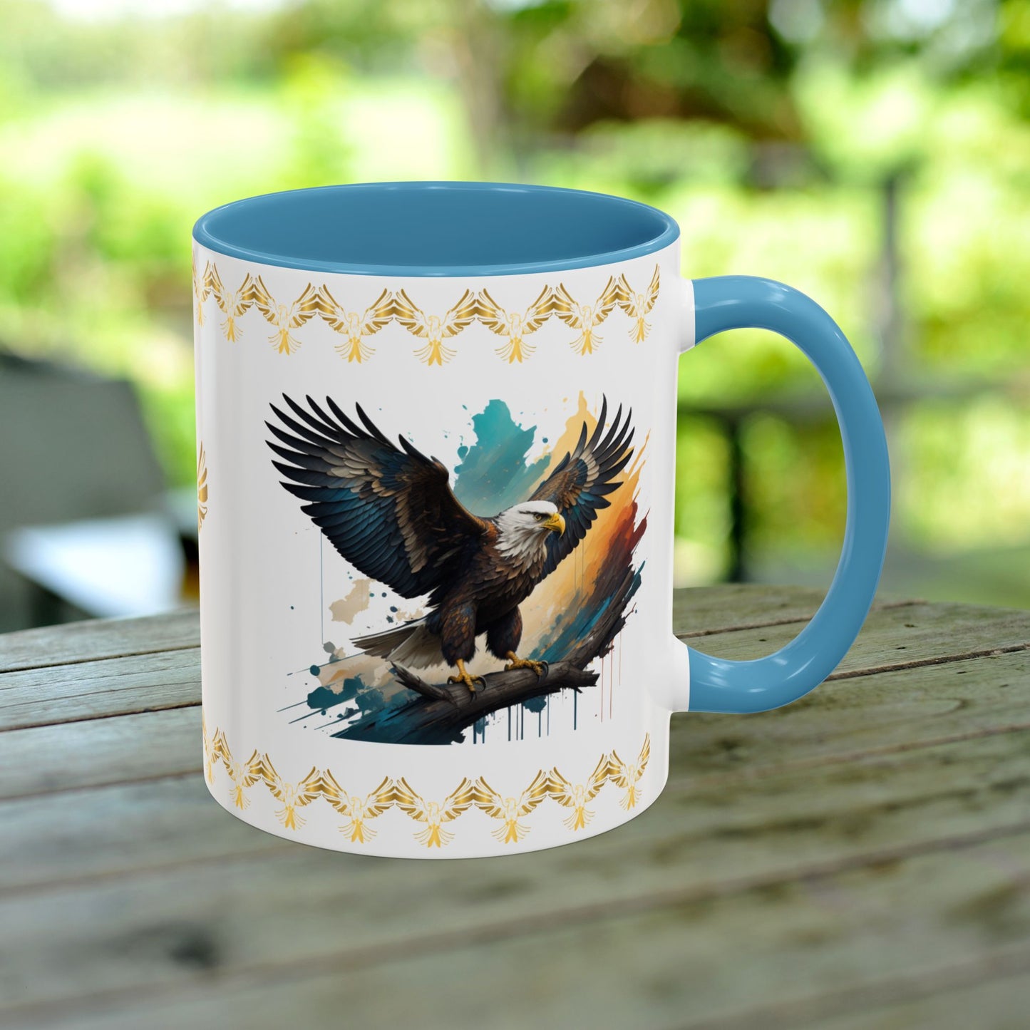 Inspirational Eagle Flight Mug embodying resilience, hope, and empowerment to strengthen your mindset.