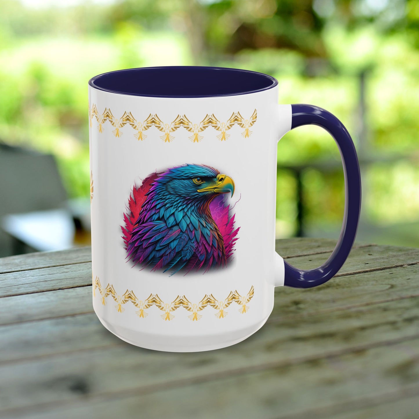 Triumphant Talons Mug showcasing hope, strength, and resilience for empowering your mental health journey.