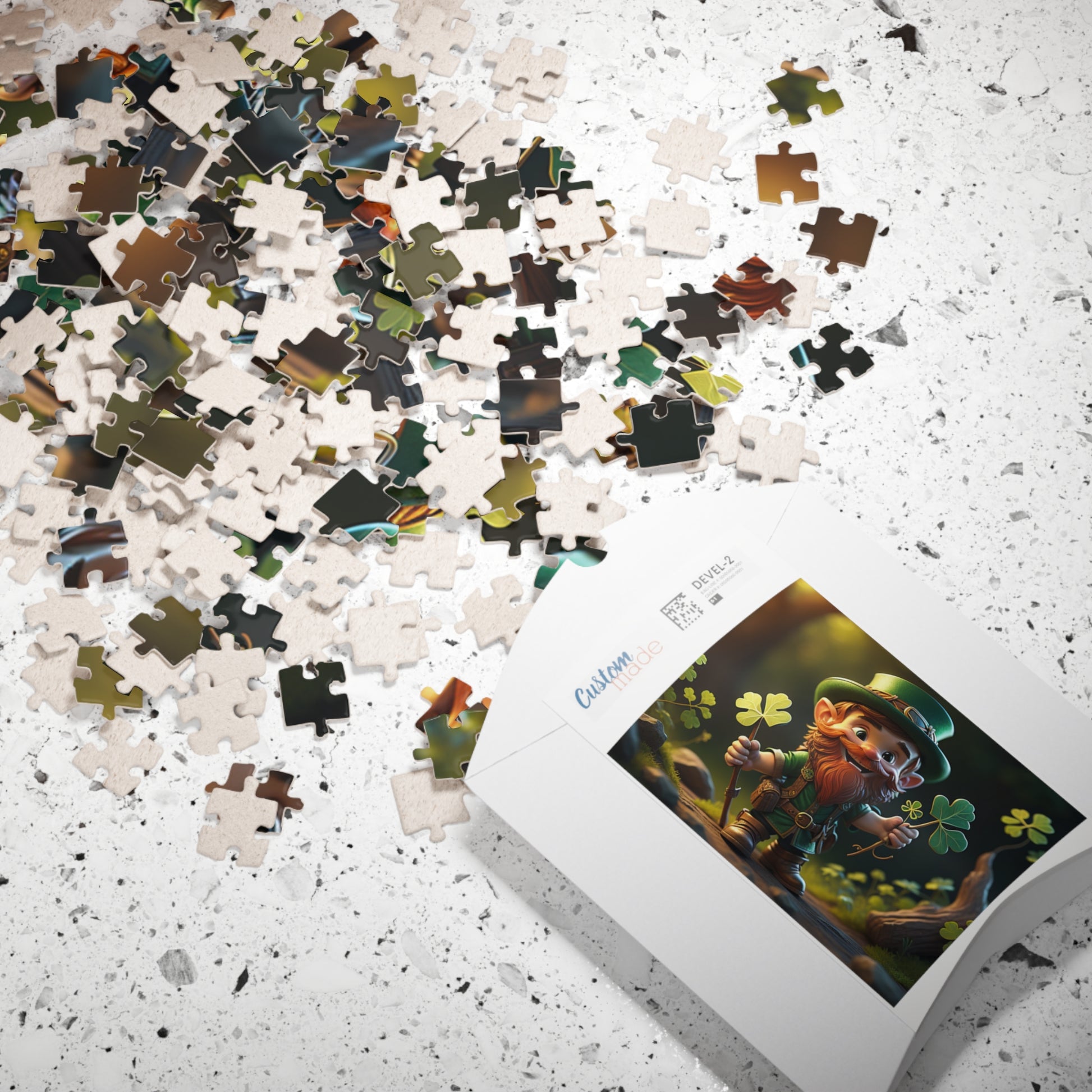 Lucky Leaf Labyrinth - St. Patrick's Day Mental Health Puzzle