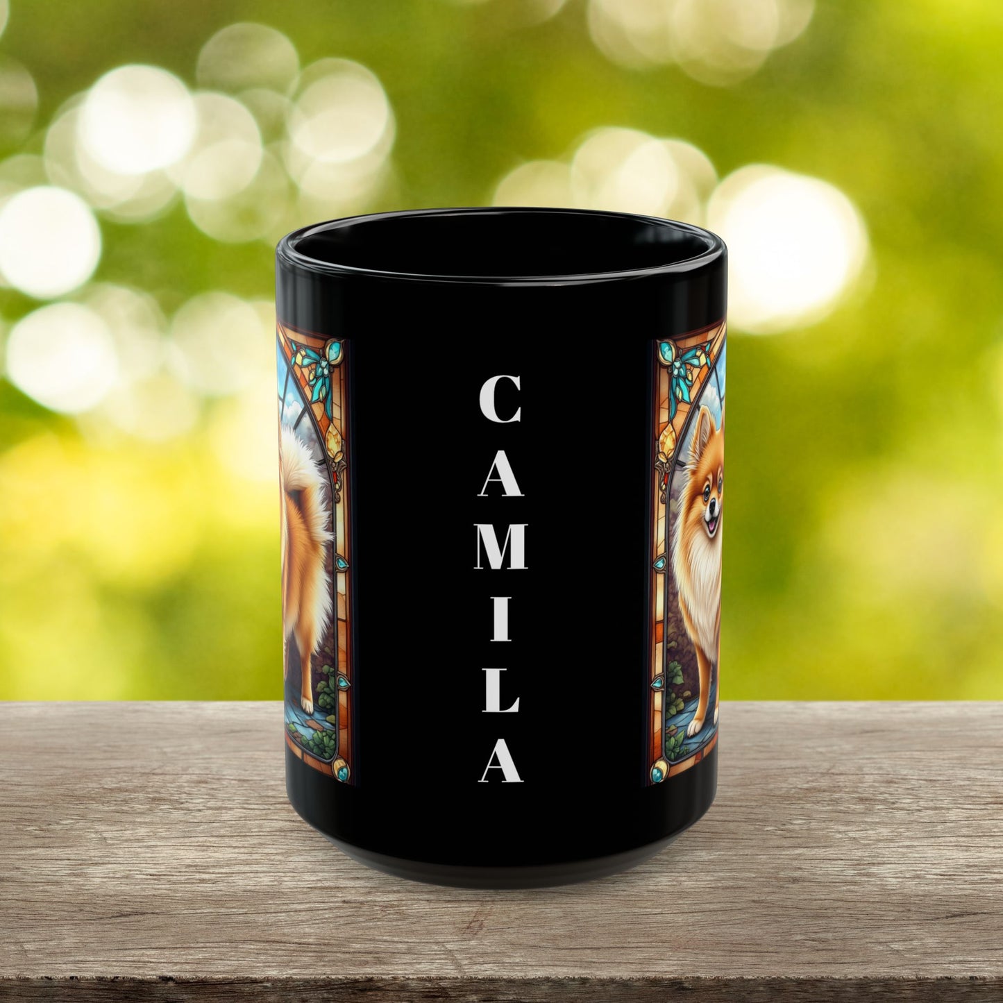 Pomeranian (Orange Sable) Personalized Dog Breed Mug, Pet Lover Mug, Dog Coffee Mug, Custom Name Mug, Dog Lover Gift, Dog-Themed Mug