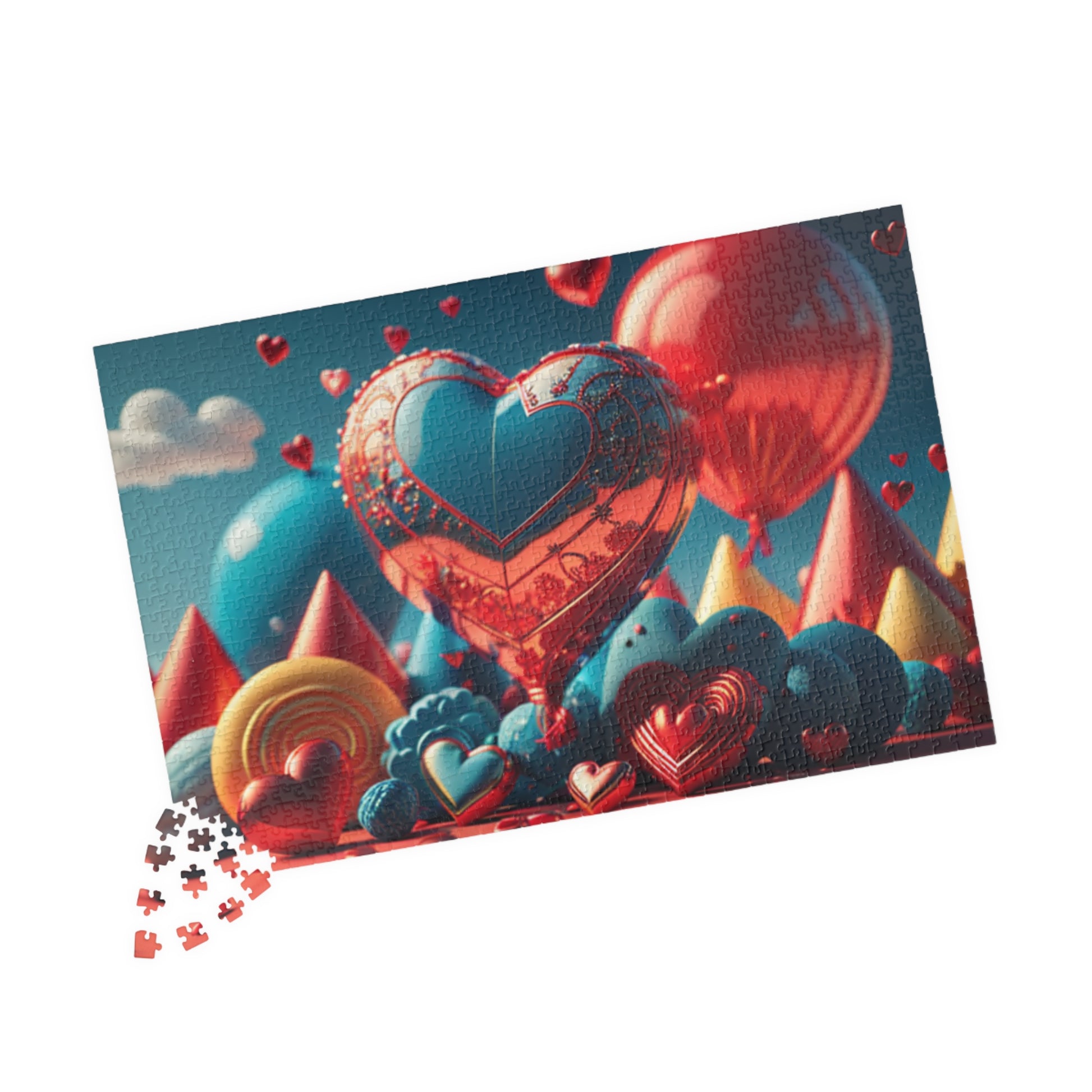 Radiant Heartland: Valentine's Day Puzzle for Self-Care, Emotional Growth, and Personal Empowerment