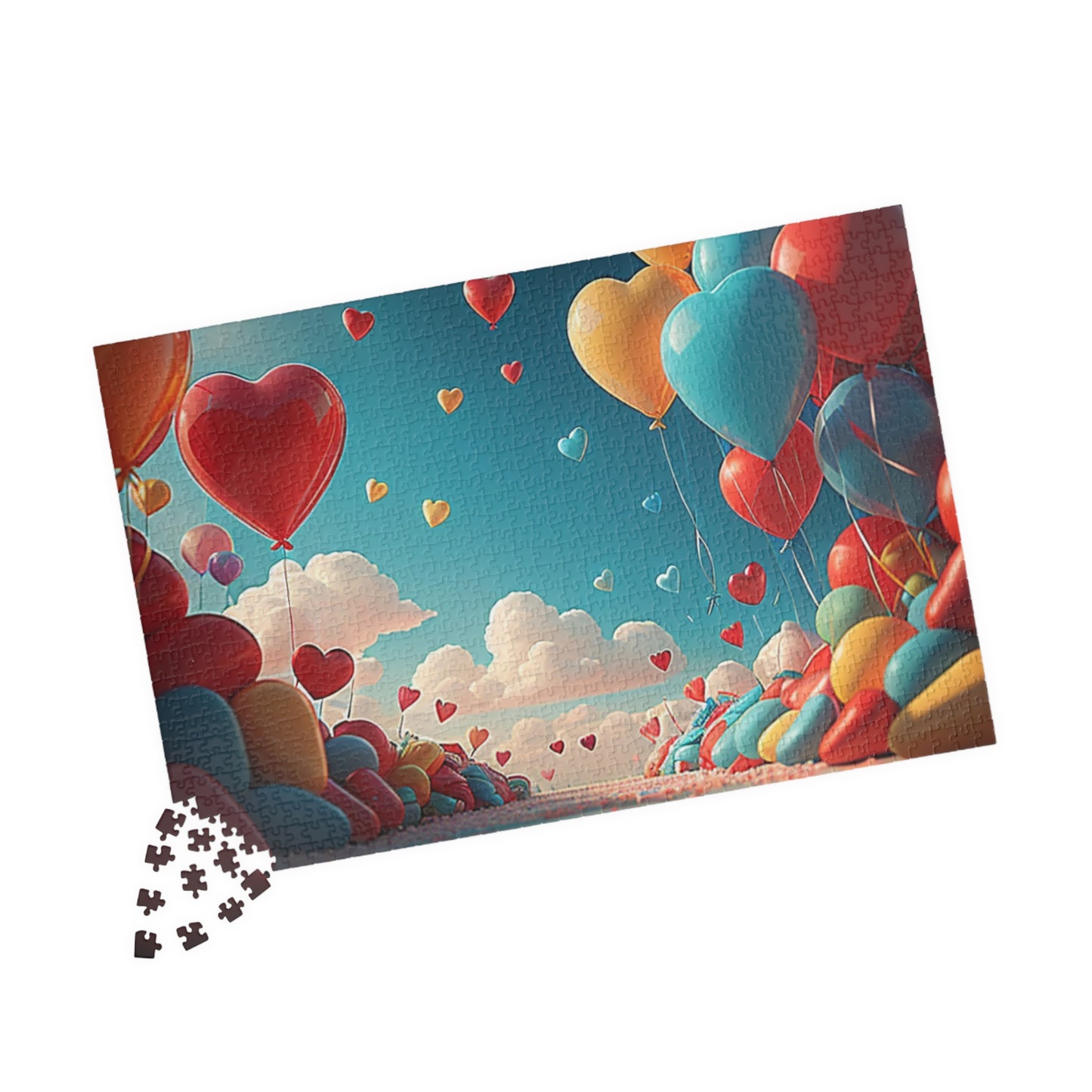 Whimsical Balloon Wonderland: Valentine's Day Puzzle for Self-Care, Emotional Growth, and Personal Empowerment
