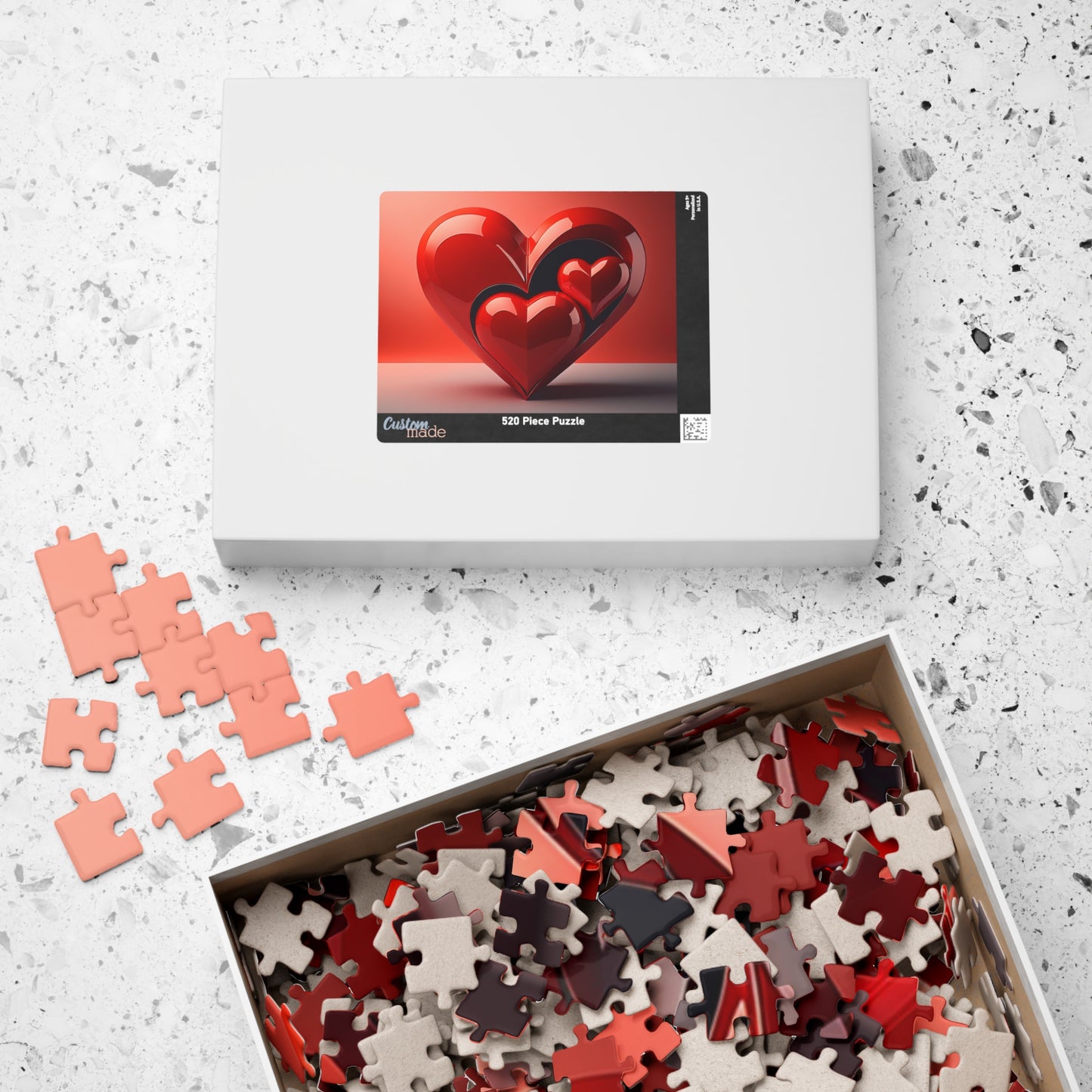 Hidden Heart Hurdle: Valentine's Day Puzzle for Self-Care, Emotional Growth, and Personal Empowerment
