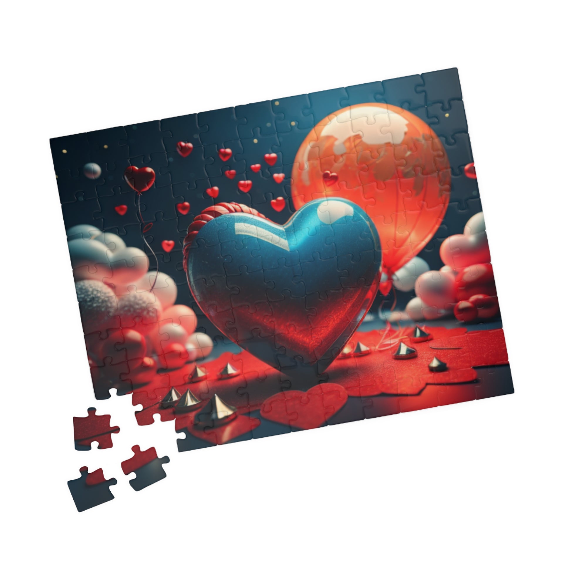 Dreamy Heartscape: Valentine's Day Puzzle for Self-Care, Emotional Growth, and Personal Empowerment