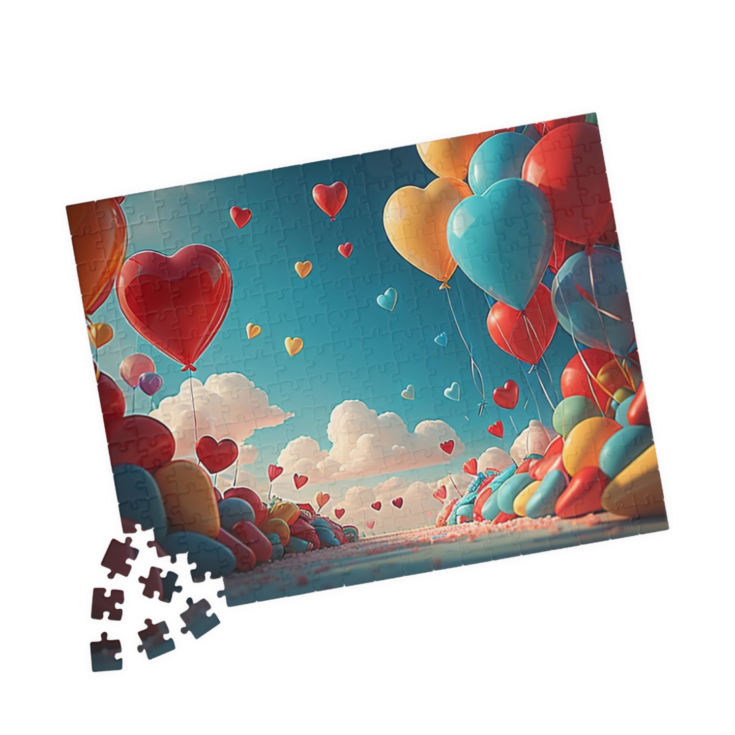 Whimsical Balloon Wonderland: Valentine's Day Puzzle for Self-Care, Emotional Growth, and Personal Empowerment