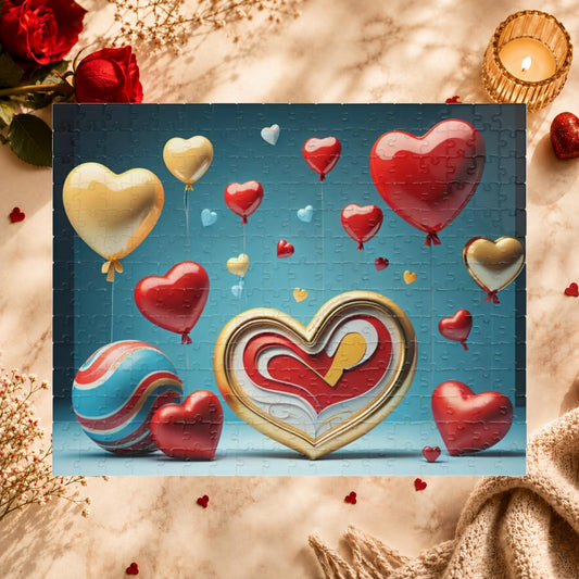 Shop our uplifting unwind unison valentines day puzzle featuring the 252 pcs (Horizontal) style option from MySisterIsASurvivor.