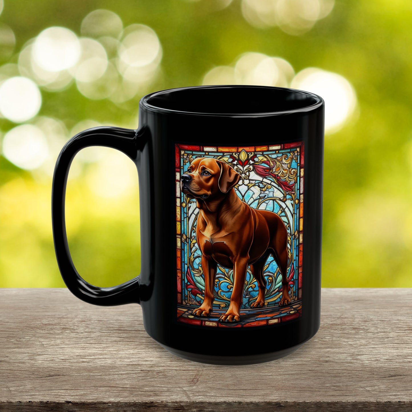 Rare red Rottweiler personalized dog lover coffee mug