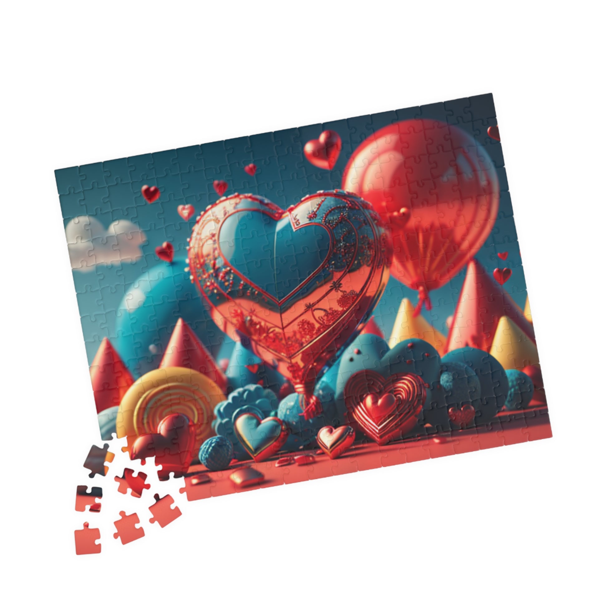 Radiant Heartland: Valentine's Day Puzzle for Self-Care, Emotional Growth, and Personal Empowerment