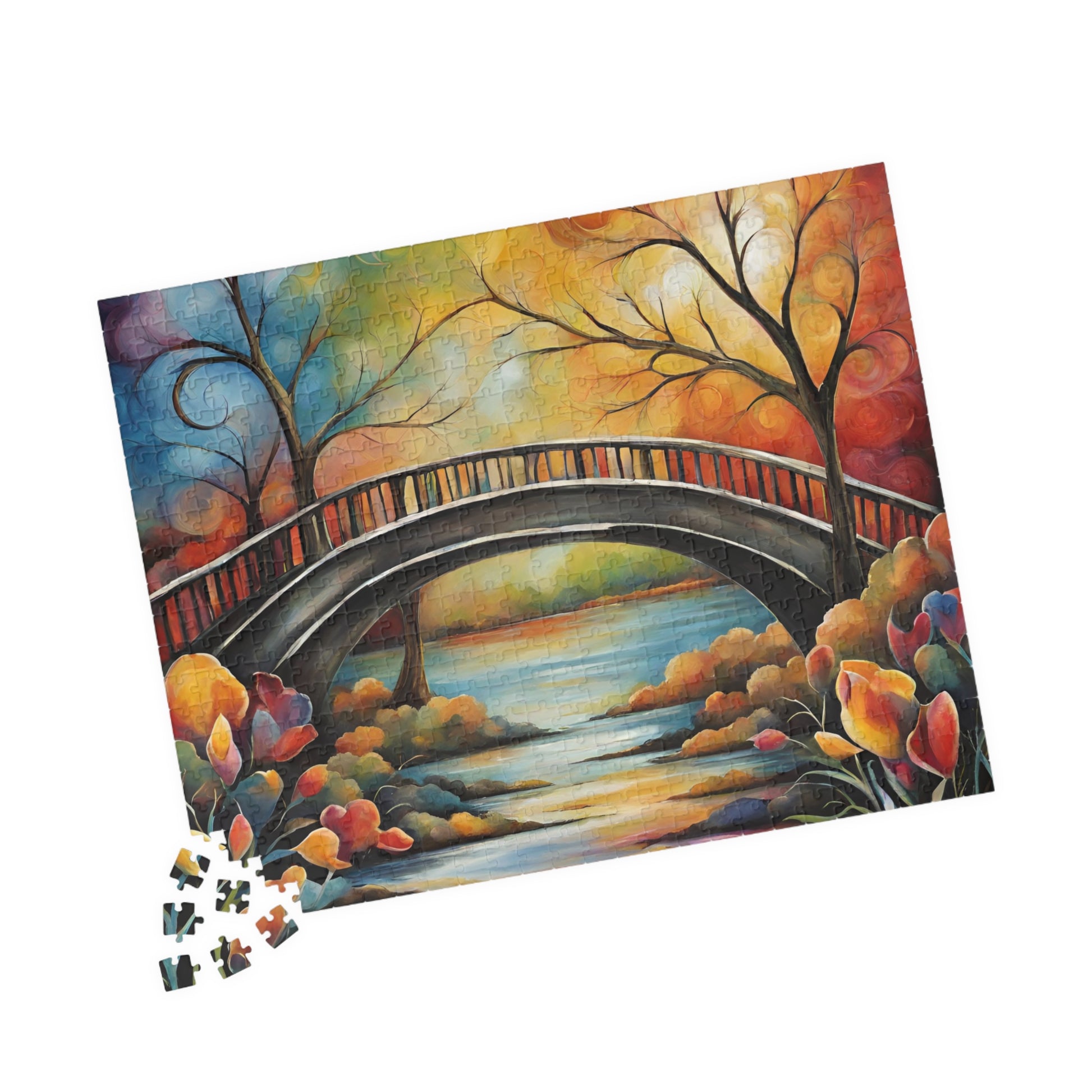 Bridge To Promoting Mental Well-being - Piece Together Strength Puzzle