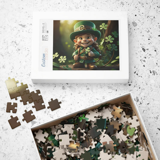 Shop our little luck charm st patricks day mental health puzzle featuring the 1014 pcs (Horizontal) style option from MySisterIsASurvivor.