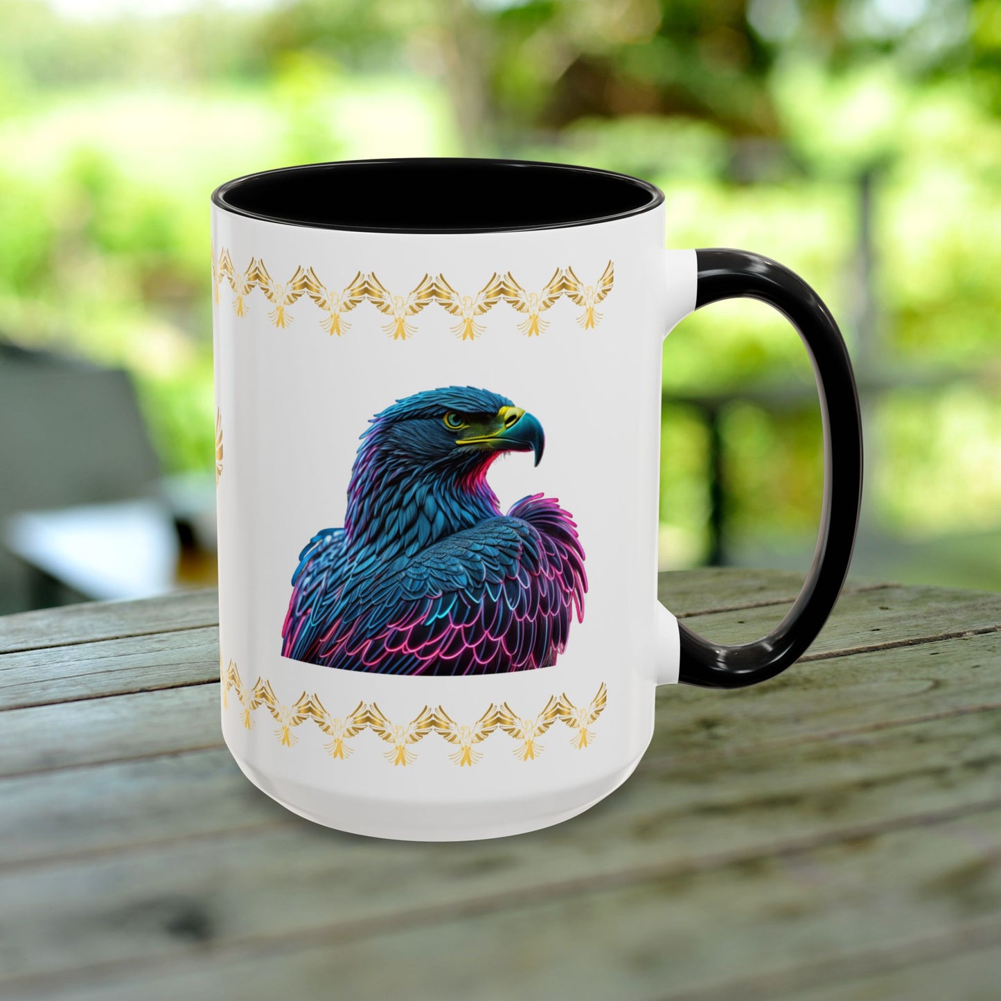 Wings of Resilience Mug representing mental health empowerment, strength, and courage to overcome challenges.