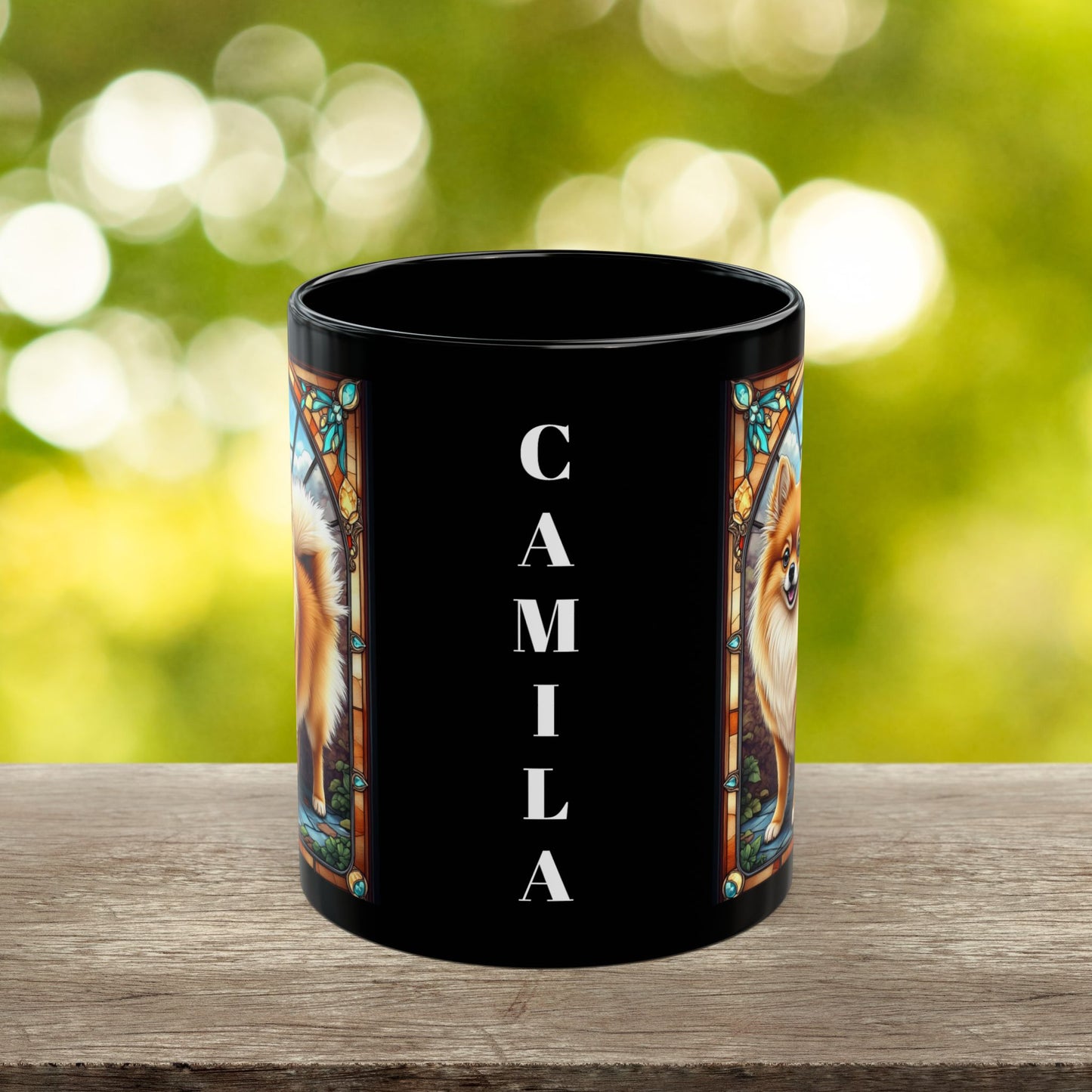 Pomeranian (Orange Sable) Personalized Dog Breed Mug, Pet Lover Mug, Dog Coffee Mug, Custom Name Mug, Dog Lover Gift, Dog-Themed Mug