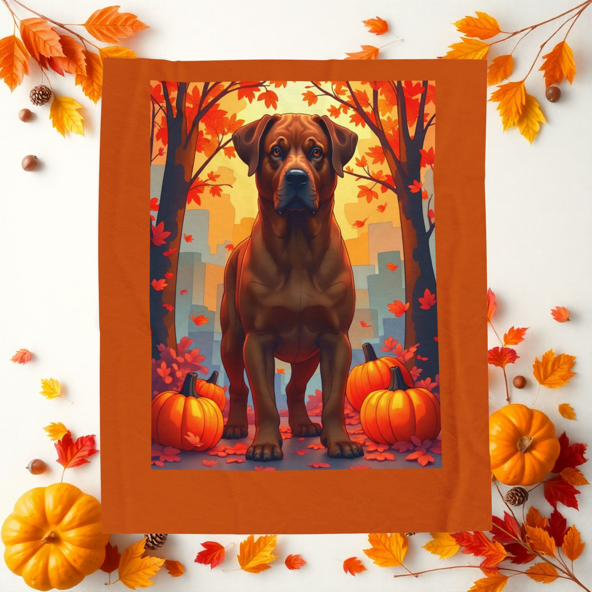 Rottweiler Red Coat Velveteen Plush Blanket, Personalized Dog Throw, Cozy Plush Gift