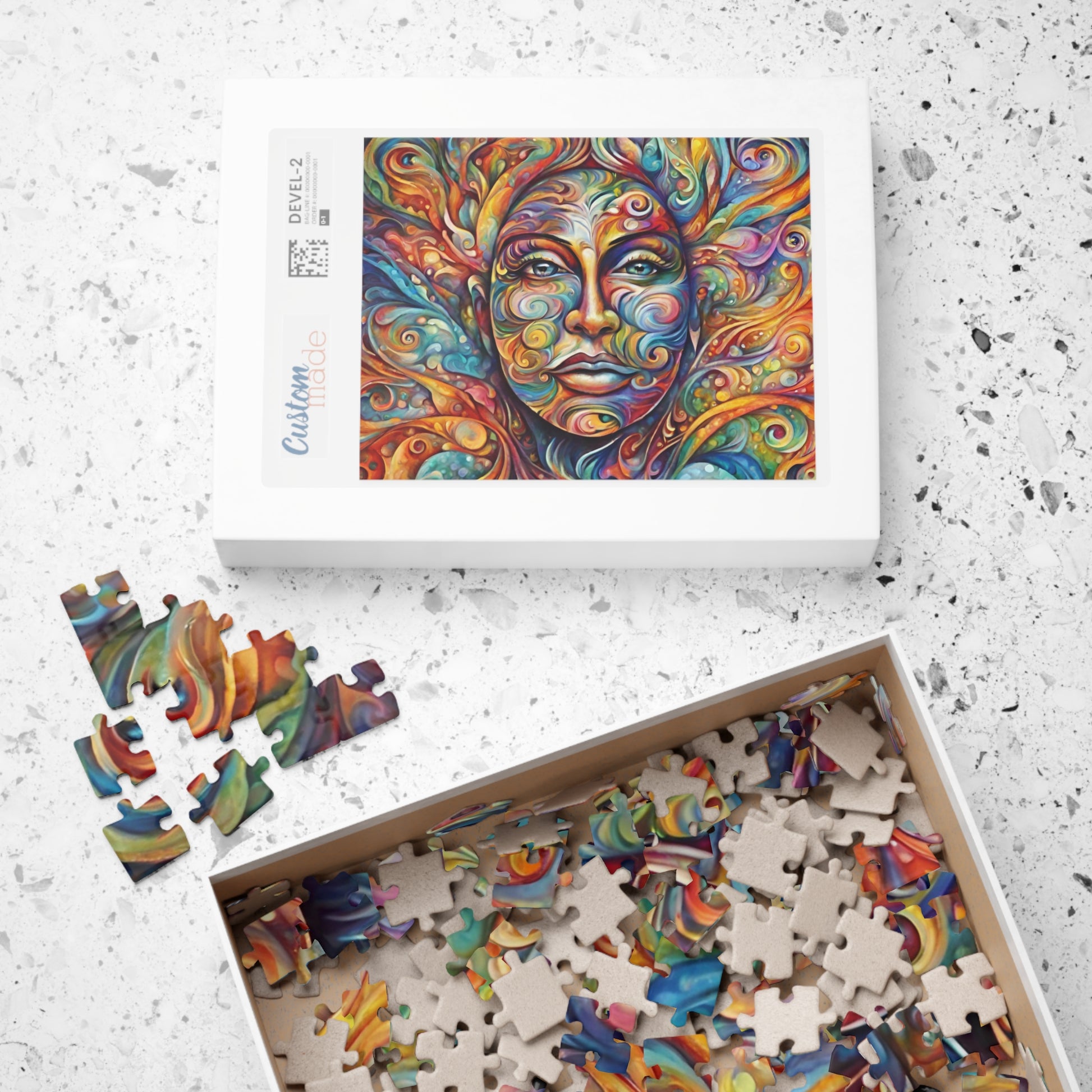 Therapeutic Canvas- Mental Health Design Puzzle