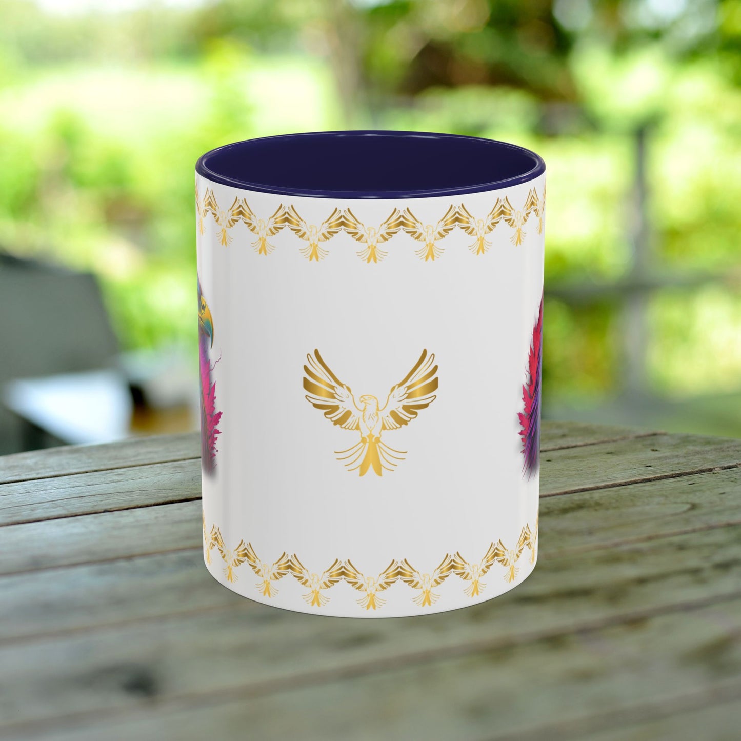 Triumphant Talons Mug showcasing hope, strength, and resilience for empowering your mental health journey.