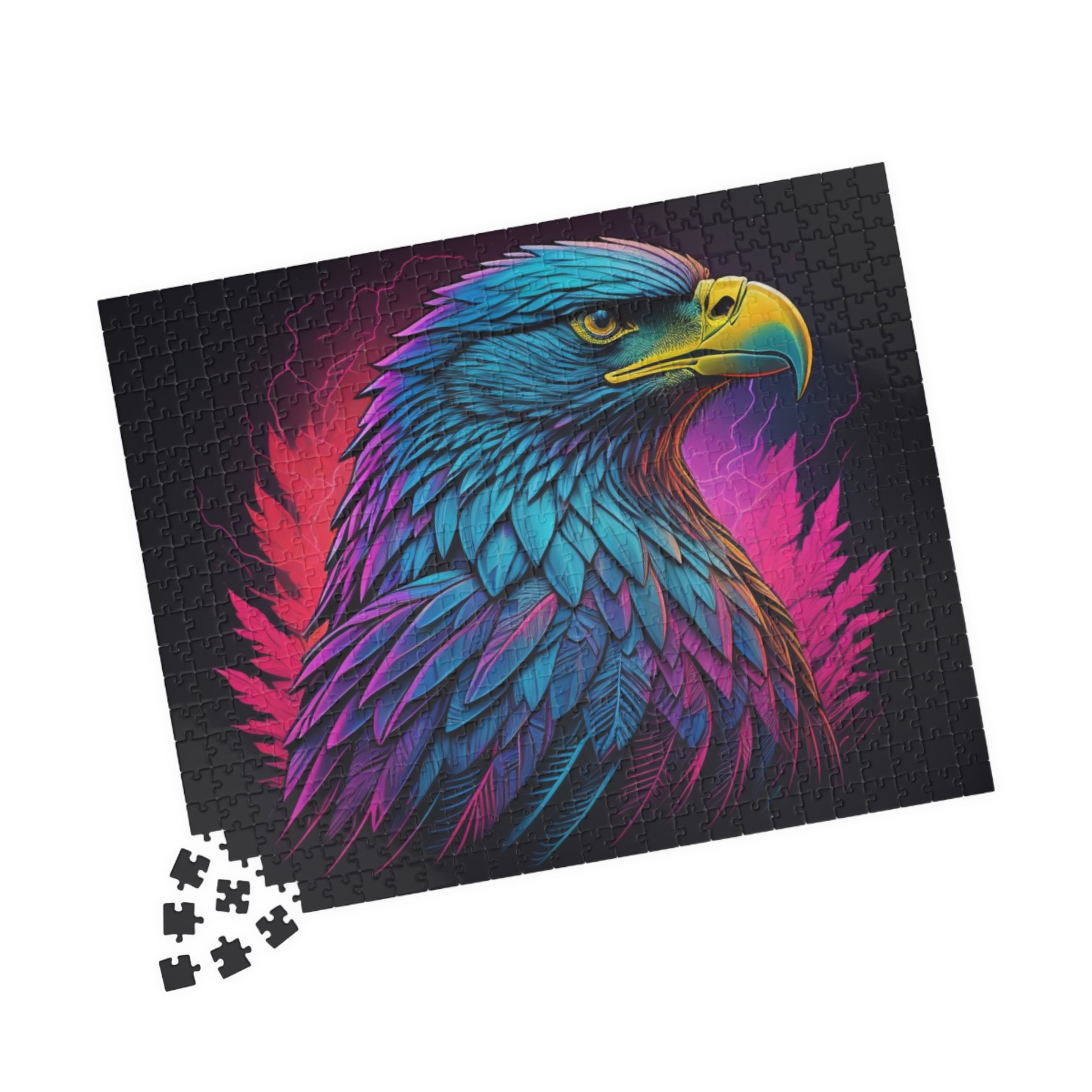 Triumphant Talons: Majestic Eagle Puzzle - Symbol of Strength, Freedom, and Resilience