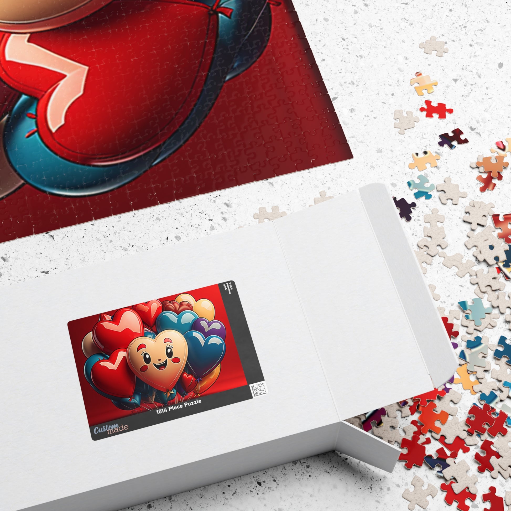 Happy Thoughts Harmony: Valentine's Day Puzzle for Self-Care, Emotional Growth, and Personal Empowerment