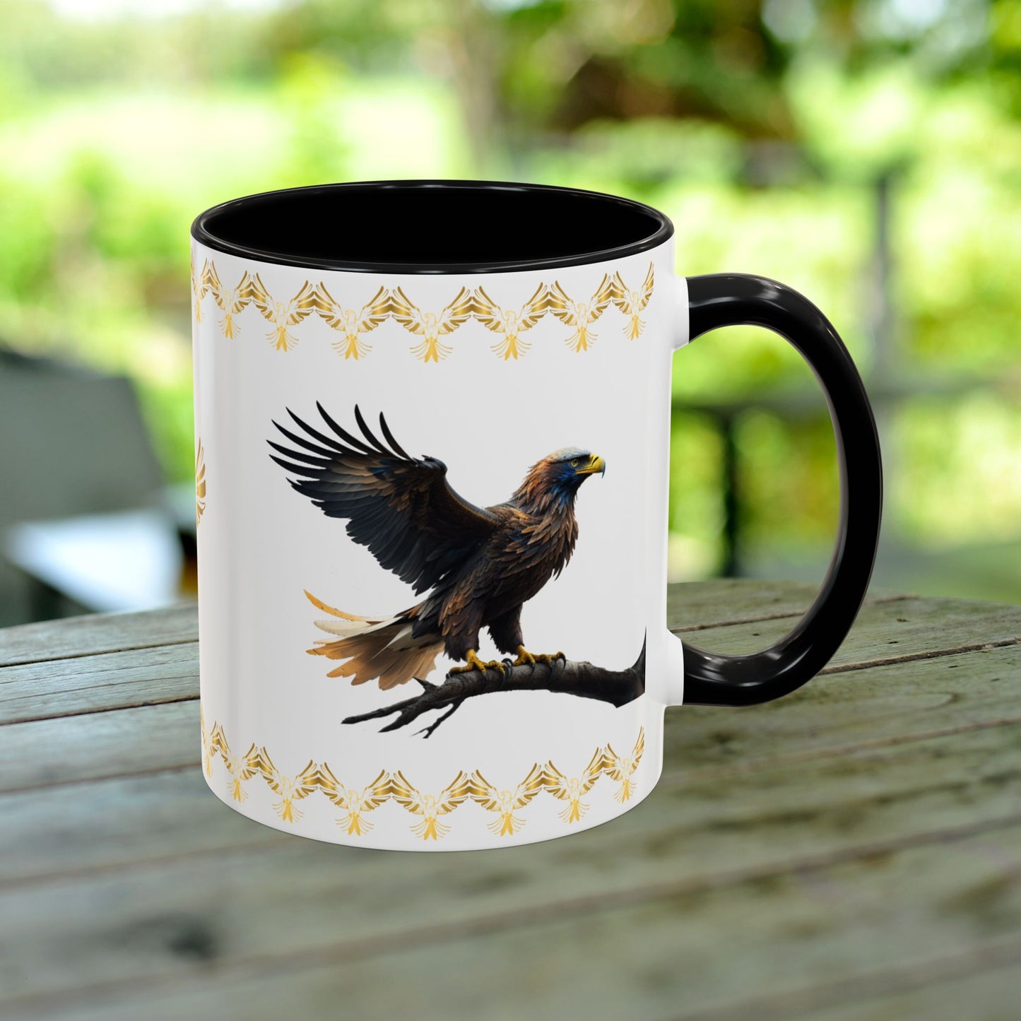 Sky Majesty Triumph Mug offering hope, resilience, and empowering strength for mental health support.