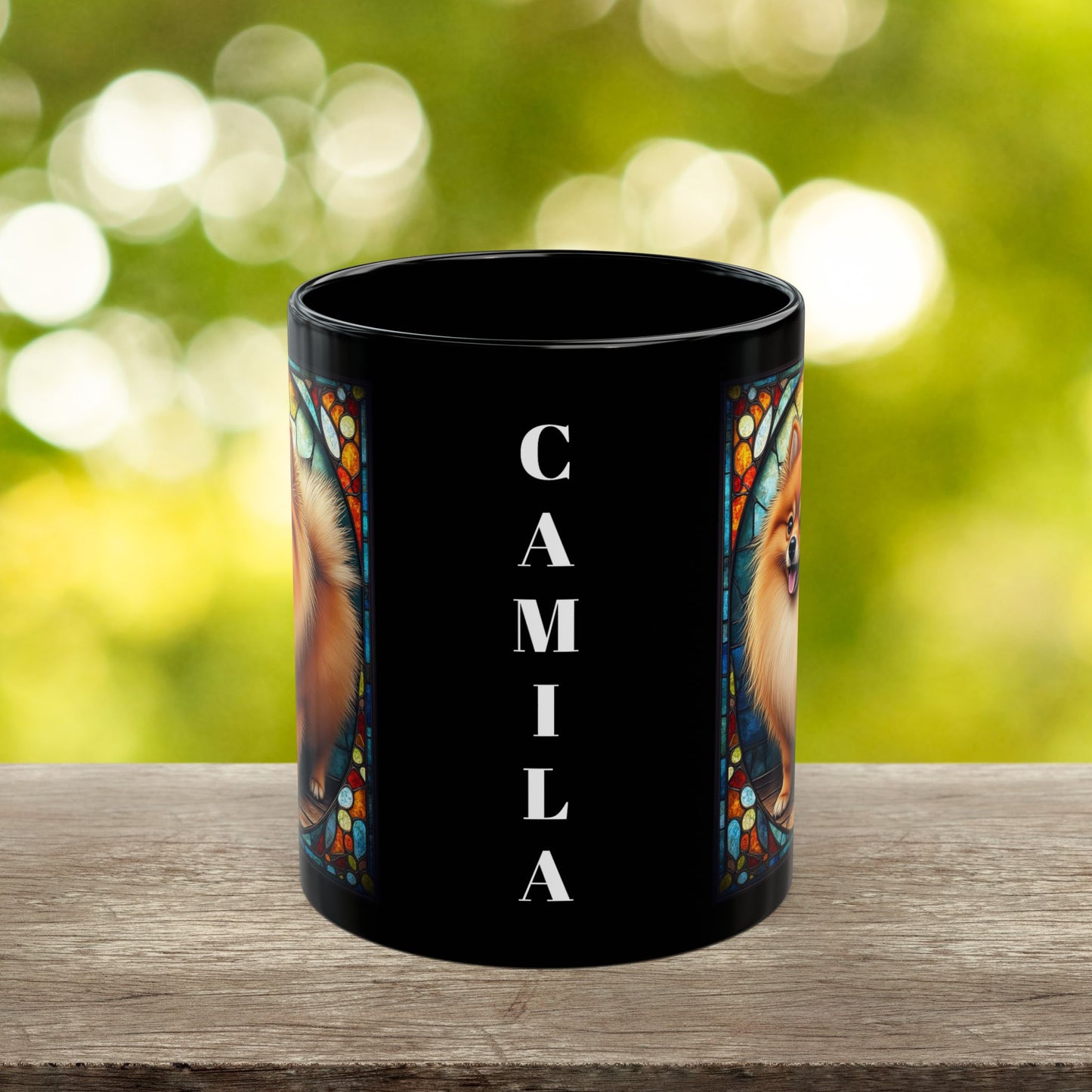 Pomeranian (Red Sable) Personalized Dog Breed Mug, Pet Lover Mug, Dog Coffee Mug, Custom Name Mug, Dog Lover Gift, Dog-Themed Mug