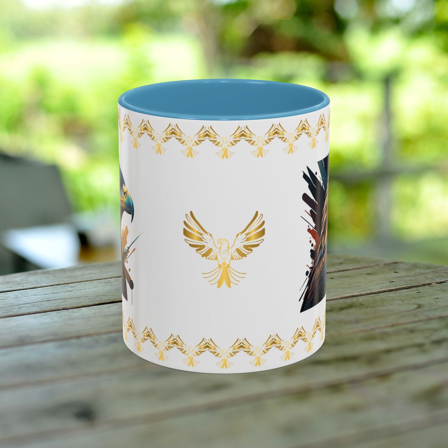Raptor Resilience Mug with empowerment, strength, and mental wellness to help overcome adversity.