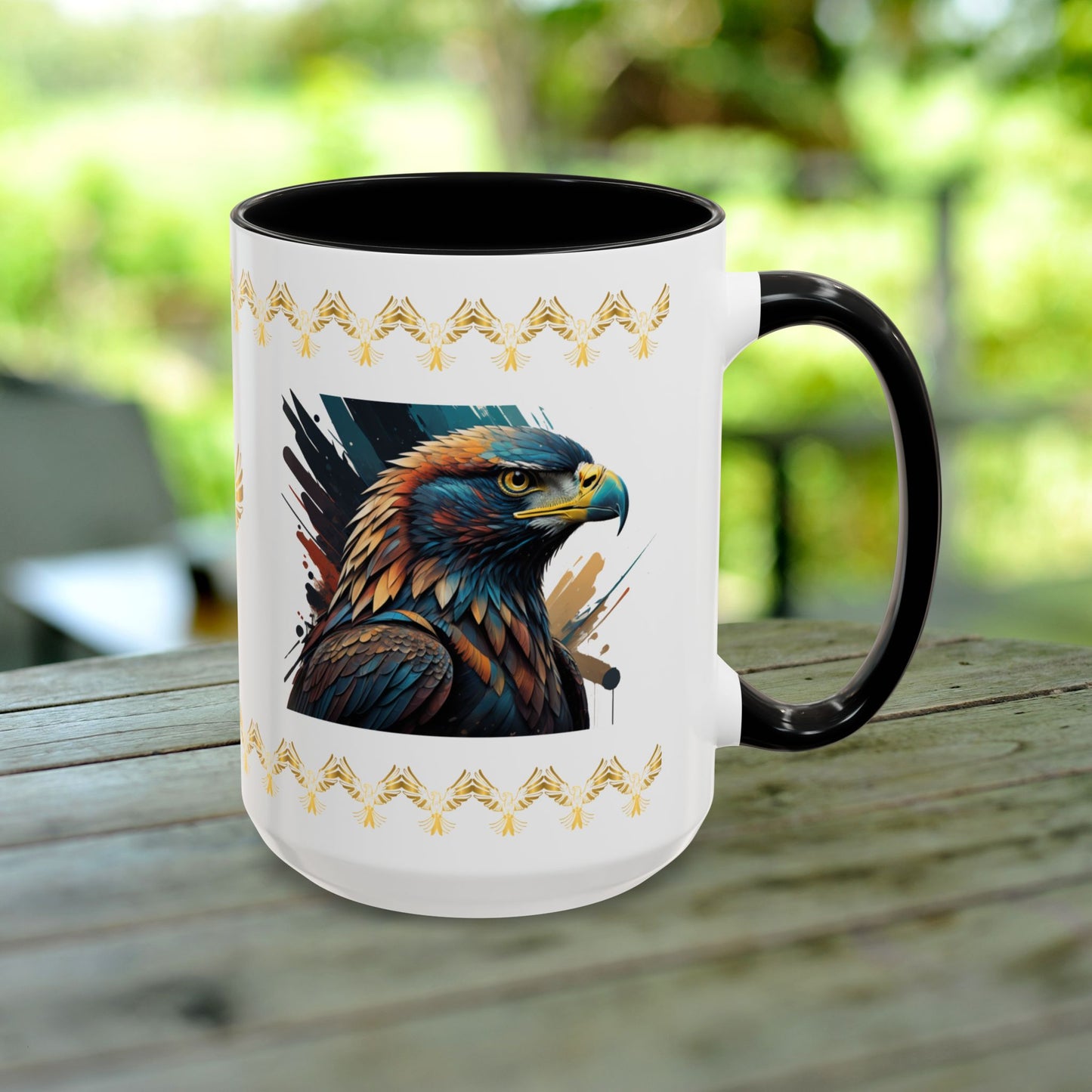 Raptor Resilience Mug with empowerment, strength, and mental wellness to help overcome adversity.