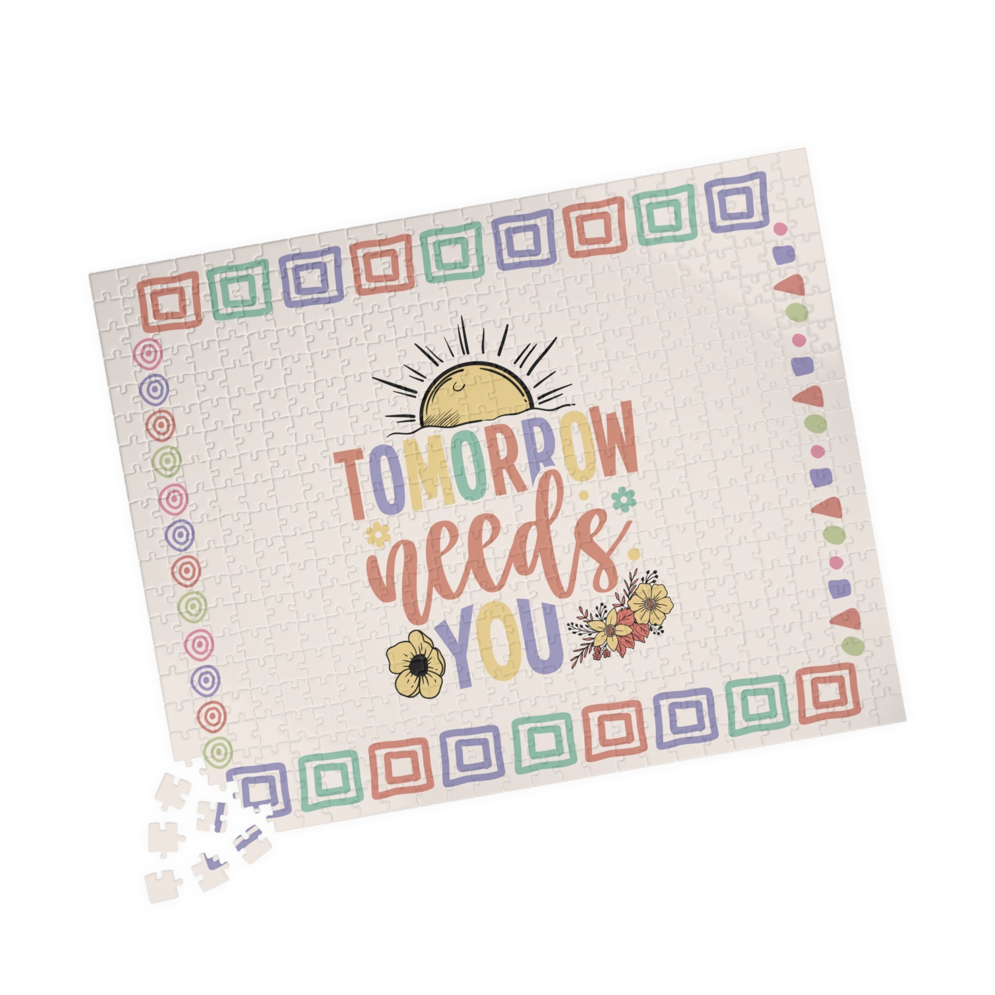 Tomorrow Needs You - Mental Health Quote Puzzle