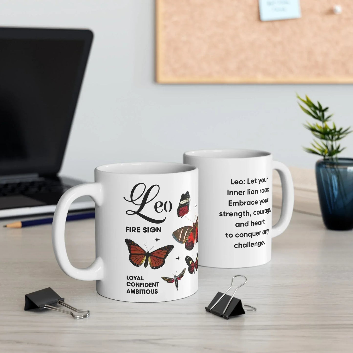 Shop our premium leo zodiac white ceramic mug 11oz 15oz from MySisterIsASurvivor.