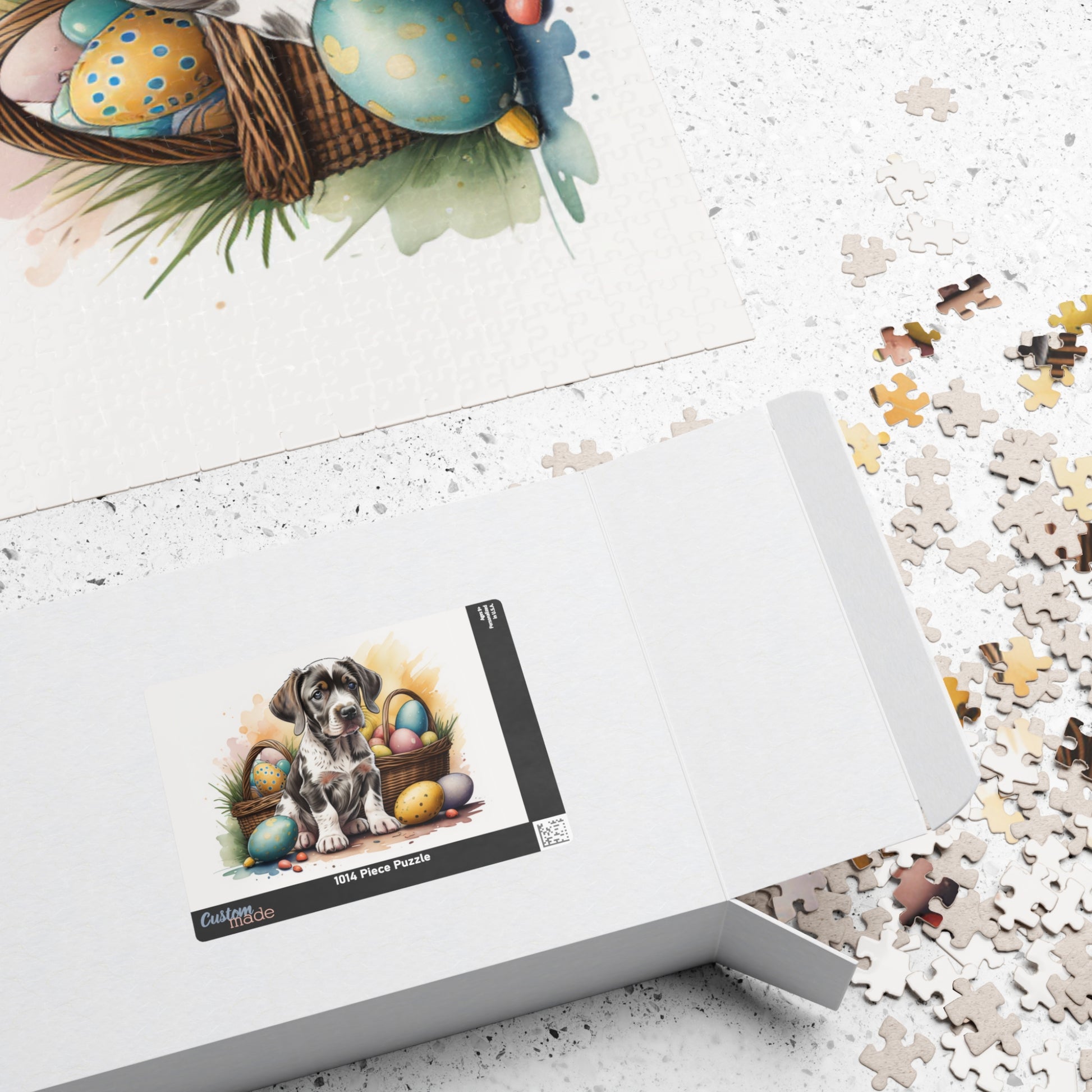 German Short Haired Pointer Easter Puppy Puzzle - Dog Lovers, Mental Health Benefits, Holiday Fun, Mindfulness, Stress Relief, Festive Gift