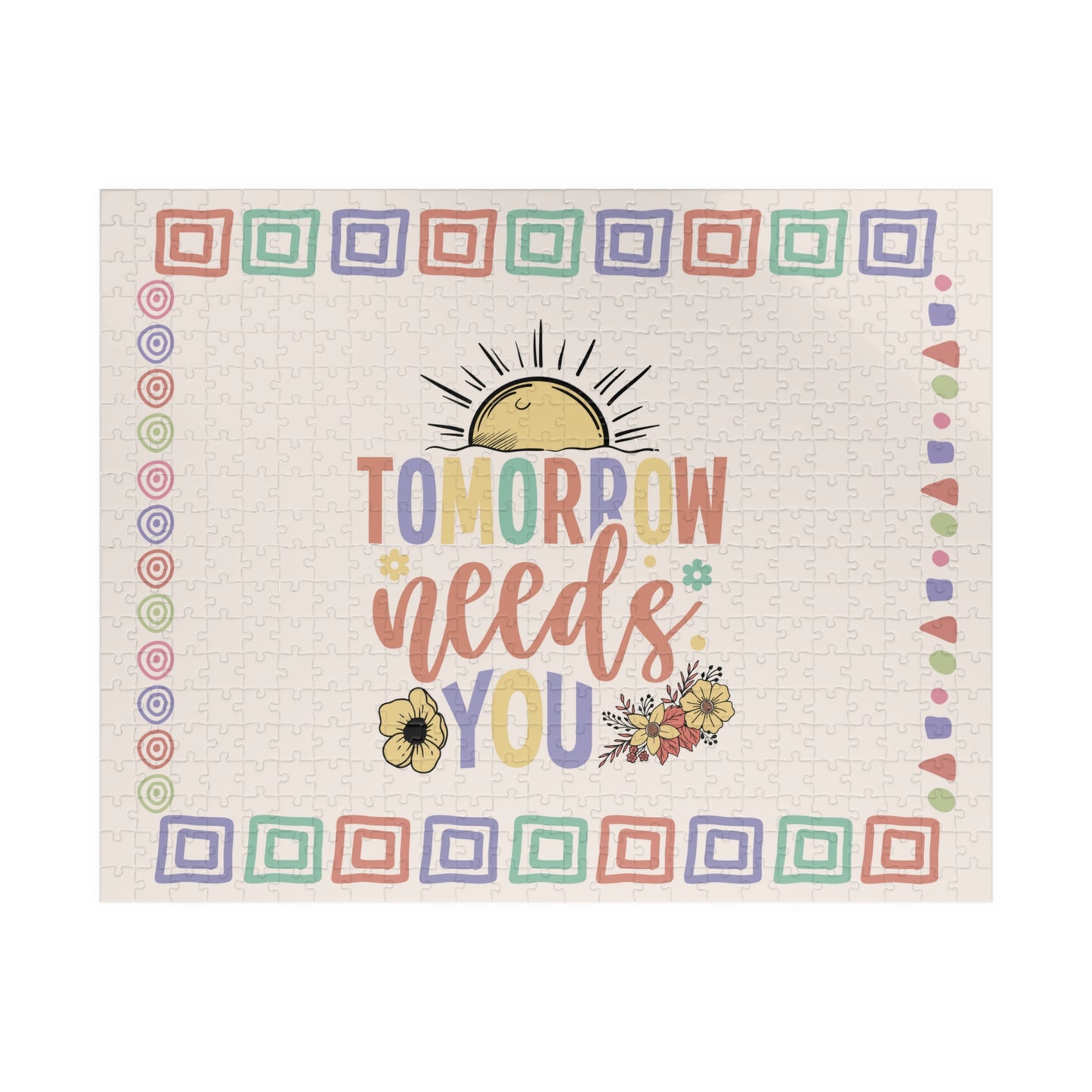 Tomorrow Needs You - Mental Health Quote Puzzle