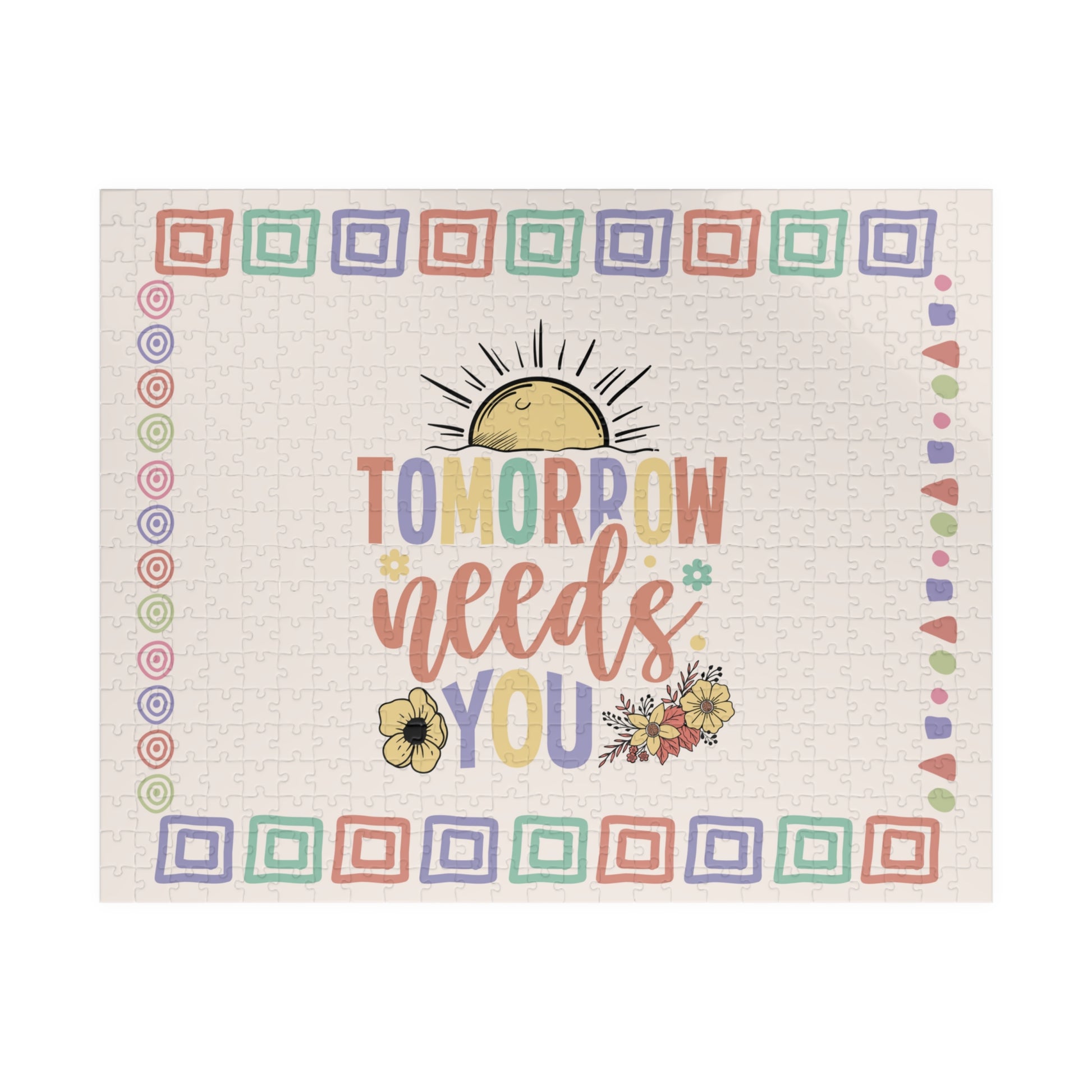 Tomorrow Needs You - Mental Health Quote Puzzle