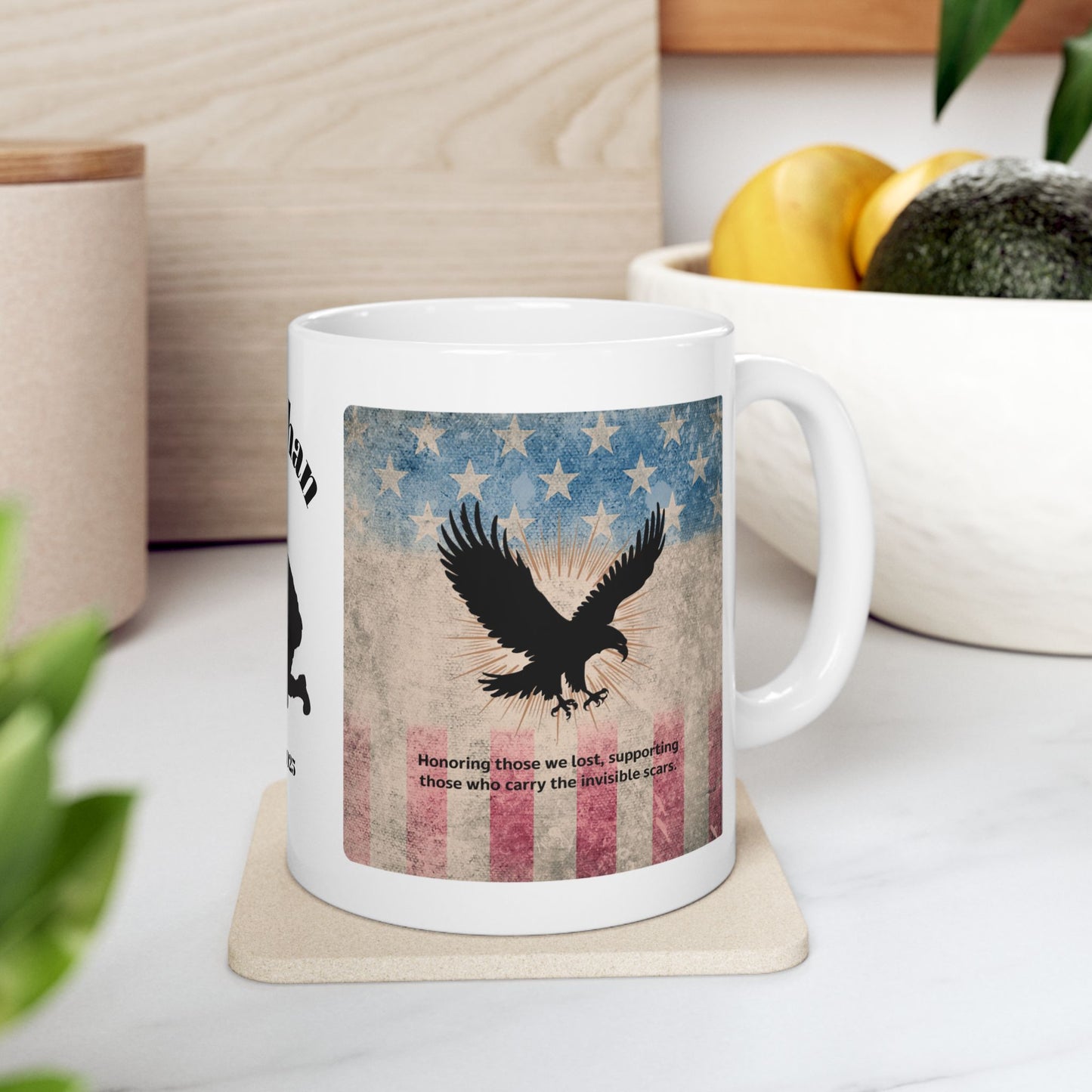 Personalized Memorial Day Mug - "Honoring Those We Lost" PTSD Support Tribute