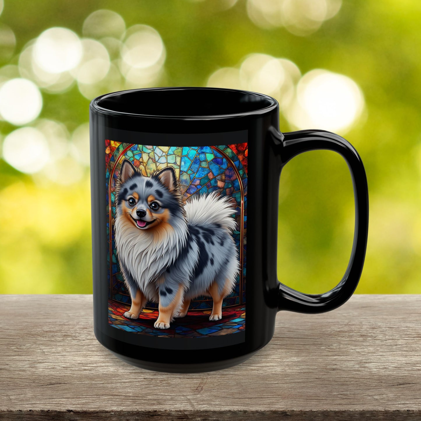 Pomeranian (Blue Merle) Personalized Dog Breed Mug, Pet Lover Mug, Dog Coffee Mug, Custom Name Mug, Dog Lover Gift, Dog-Themed Mug