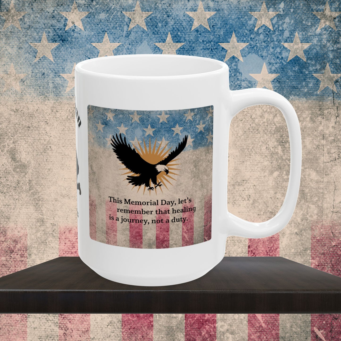 Personalized Memorial Day Mug - "This Memorial Day, Let's Remember" PTSD Support Tribute
