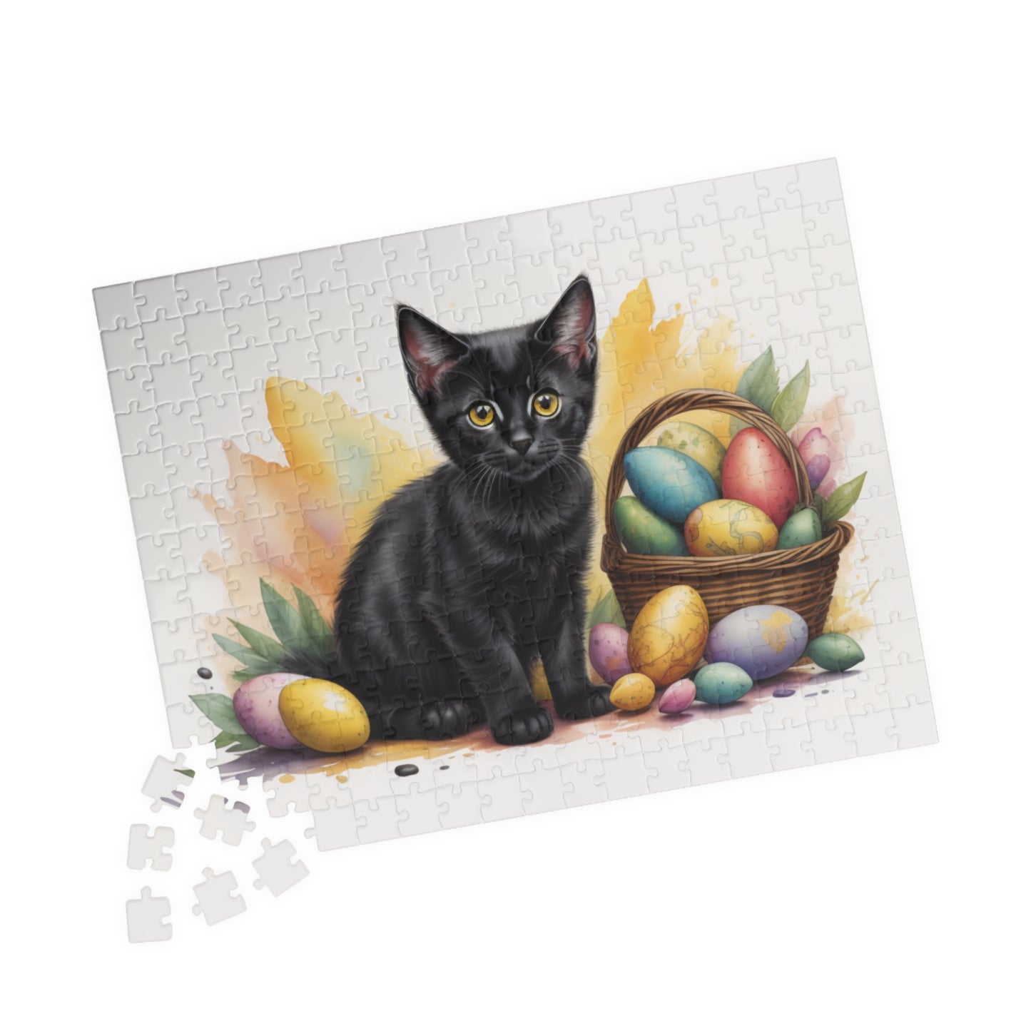 Bombay Easter Kitten Puzzle - Cat Lovers, Mental Health Benefits, Holiday Fun, Mindfulness, Stress Relief, Festive Gift