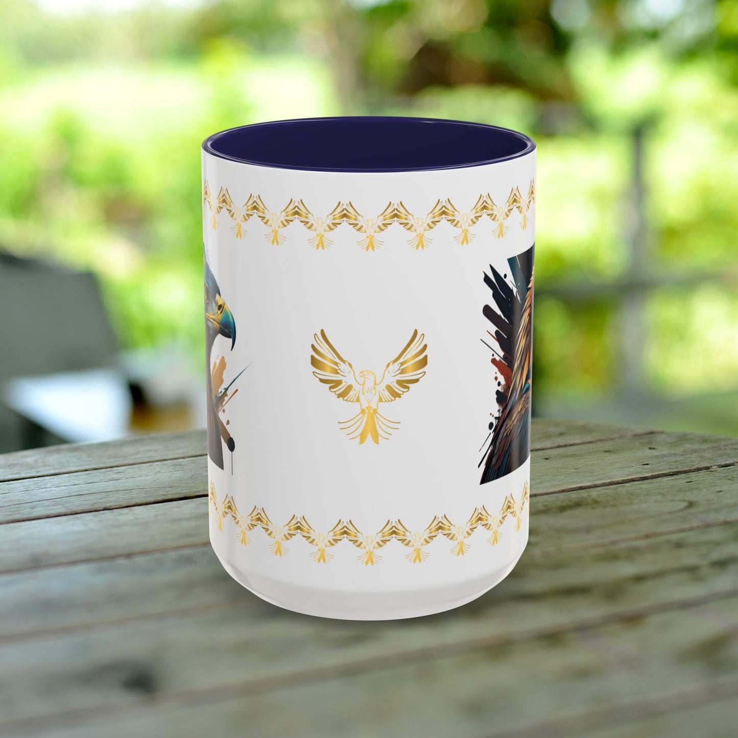 Raptor Resilience Mug with empowerment, strength, and mental wellness to help overcome adversity.