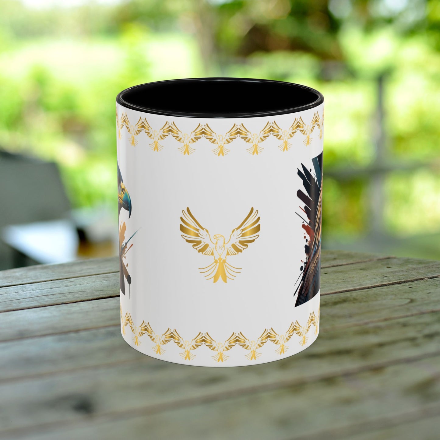 Raptor Resilience Mug with empowerment, strength, and mental wellness to help overcome adversity.