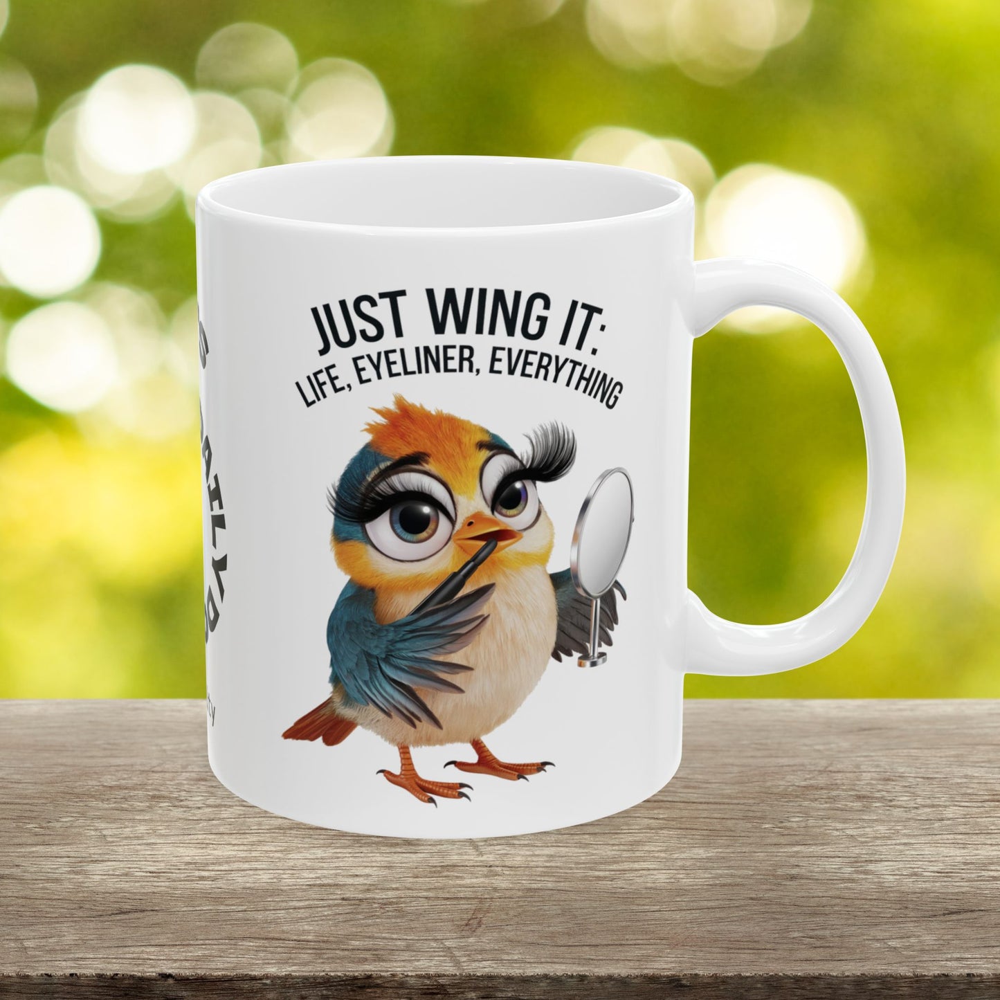 "Keep Calm And Pretend" personalized funny pint glass with attitude and daily humor for stress relief.
