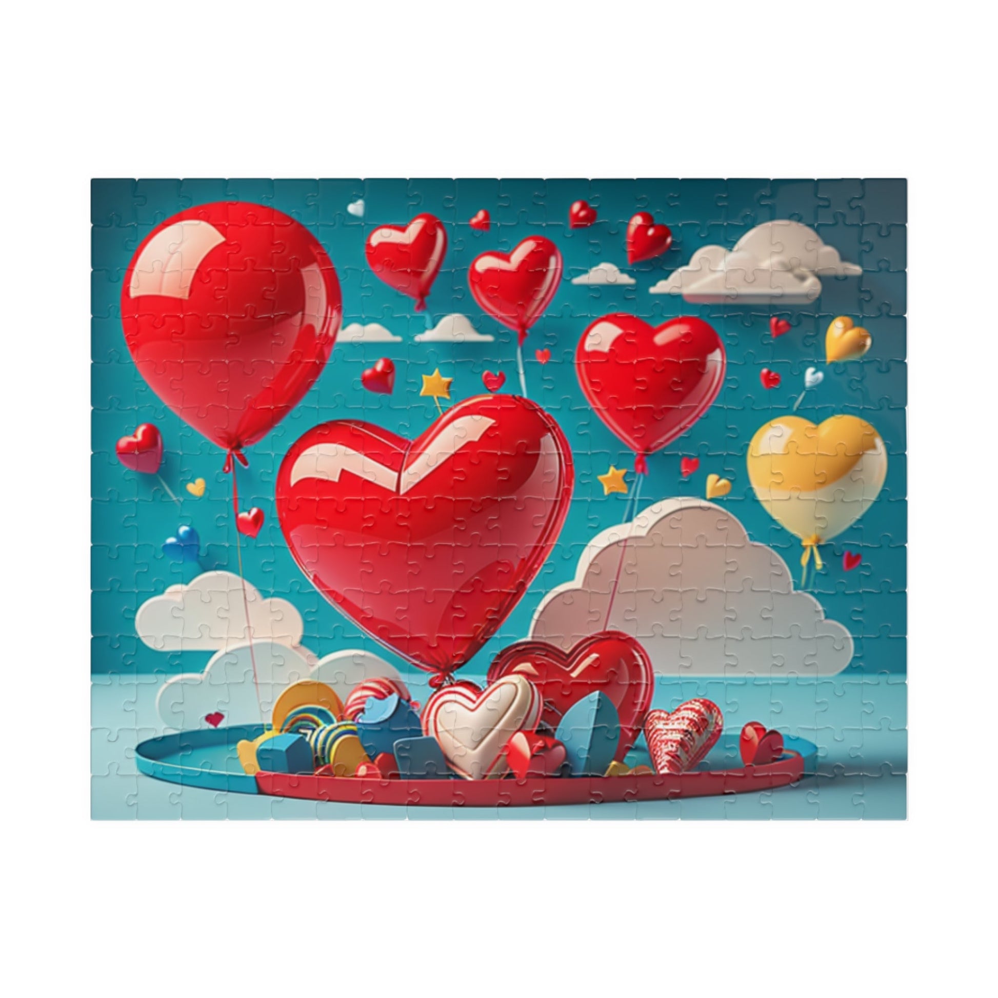 Cheerful Enchantment Haven: Valentine's Day Puzzle for Self-Care, Emotional Growth, and Personal Empowerment