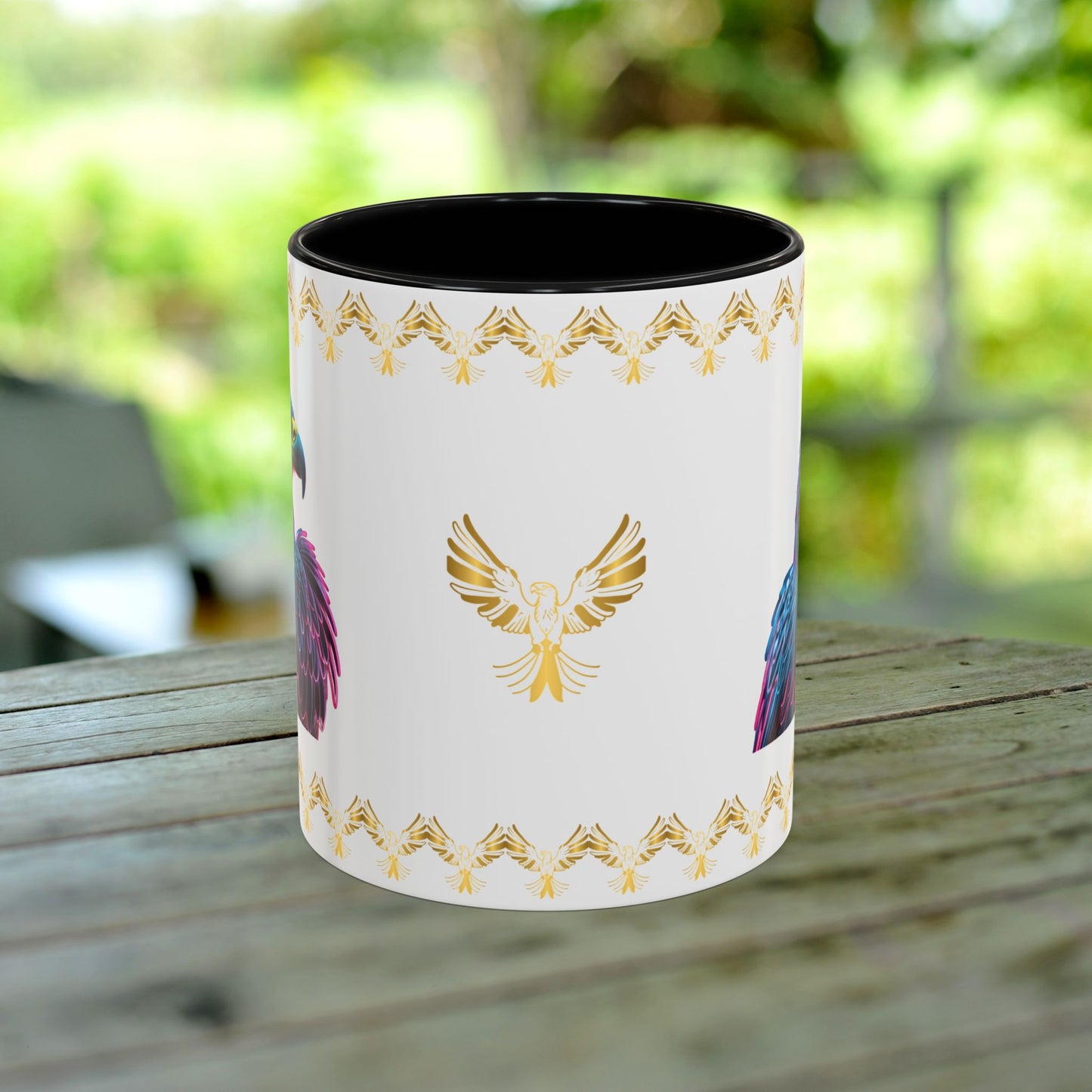 Wings of Resilience Mug representing mental health empowerment, strength, and courage to overcome challenges.