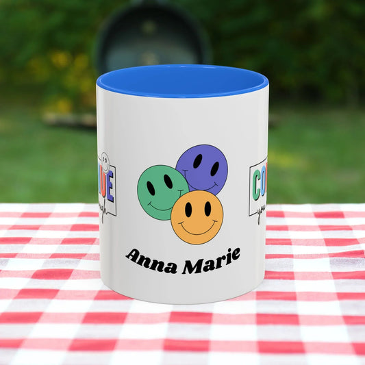 Shop our cont nue you are enough ceramic mug 11oz 15oz featuring the 11oz style option from MySisterIsASurvivor.