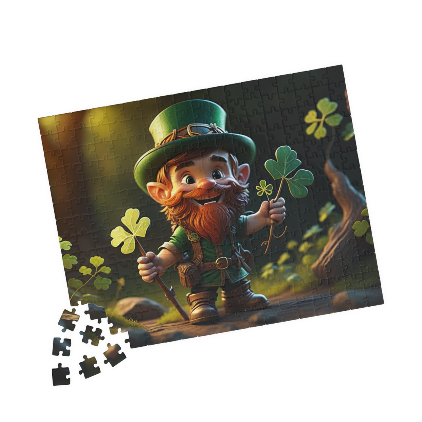 Lucky Leaf Labyrinth - St. Patrick's Day Mental Health Puzzle