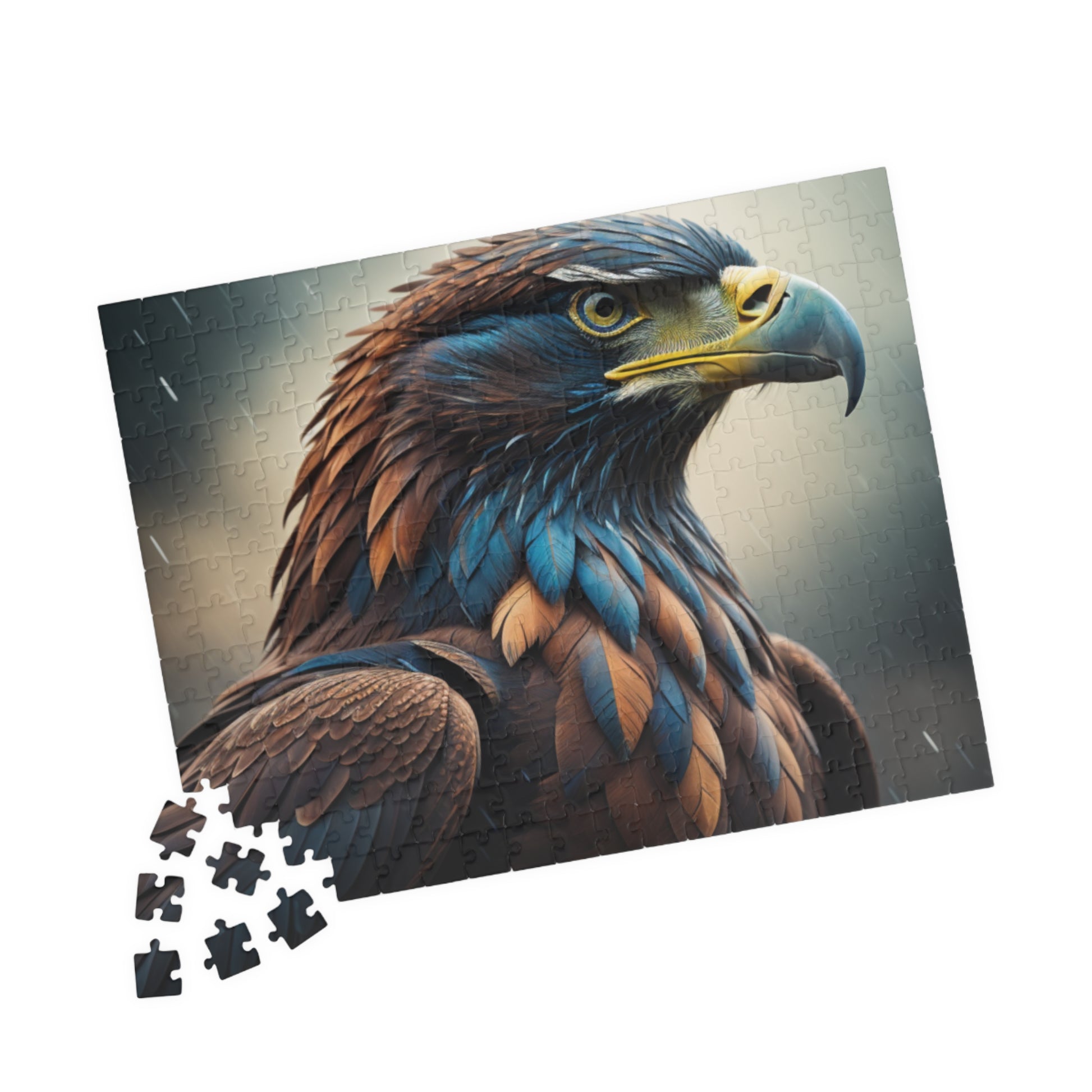 Talon Resilience: Majestic Eagle Puzzle - Symbol of Strength, Freedom, and Resilience